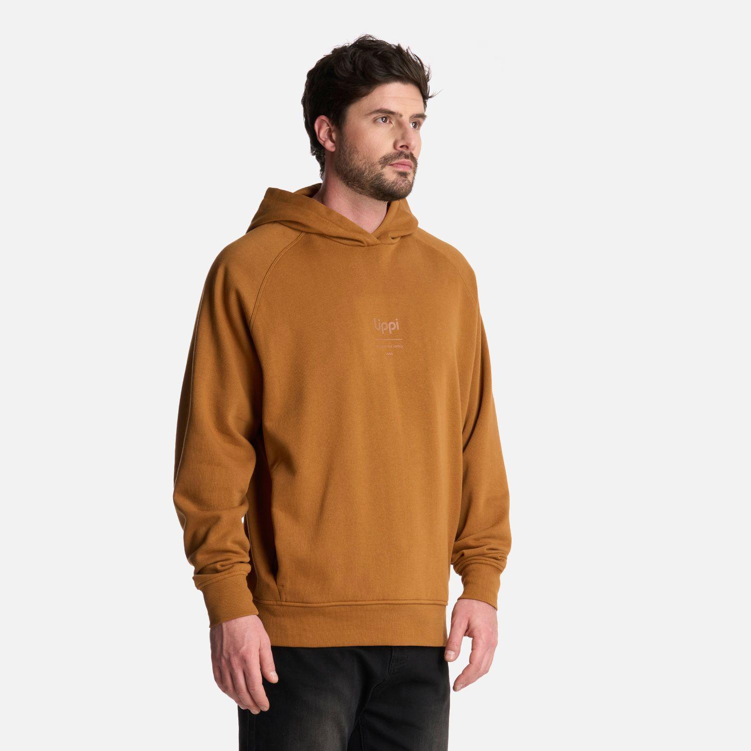 Polerón Hombre Ulmo Hoody Sweatshirt Mostaza Lippi-1