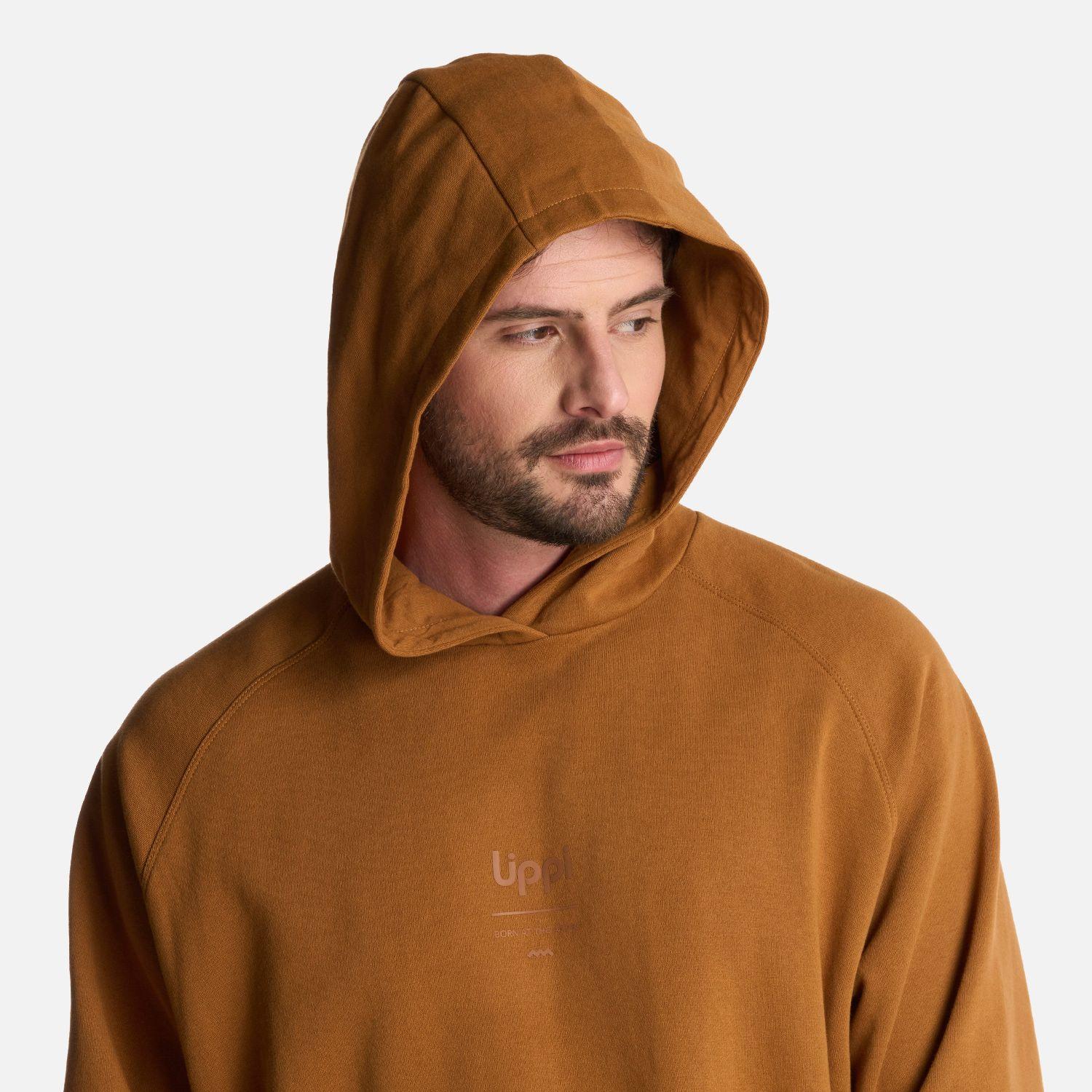 Polerón Hombre Ulmo Hoody Sweatshirt Mostaza Lippi-3