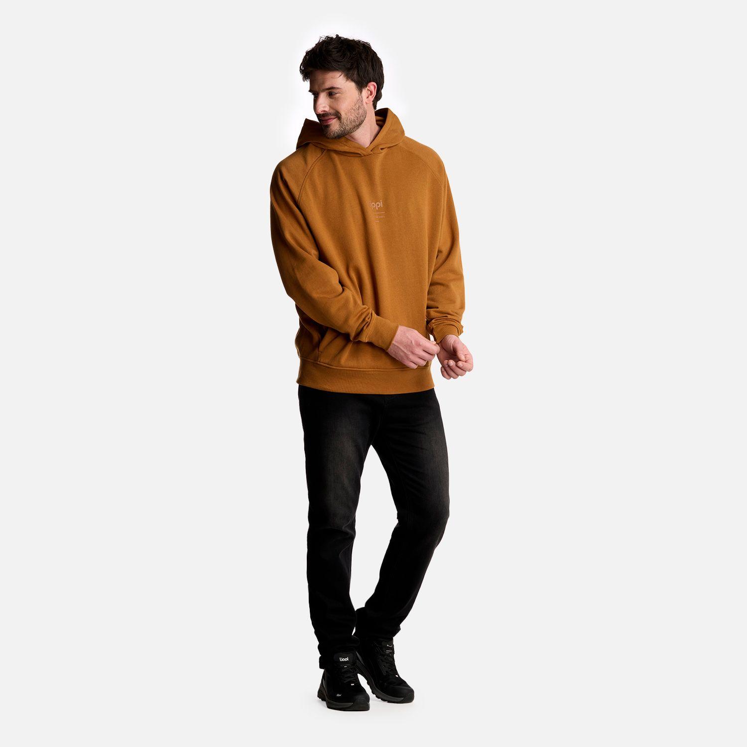 Polerón Hombre Ulmo Hoody Sweatshirt Mostaza Lippi-5