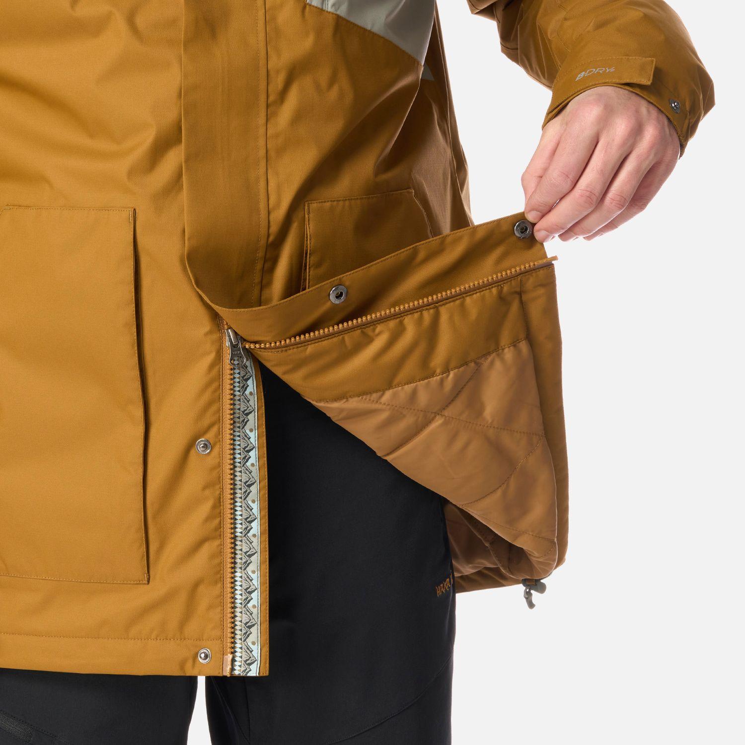 Chaqueta Hombre Terranova Mostaza Oscuro Haka Honu-6