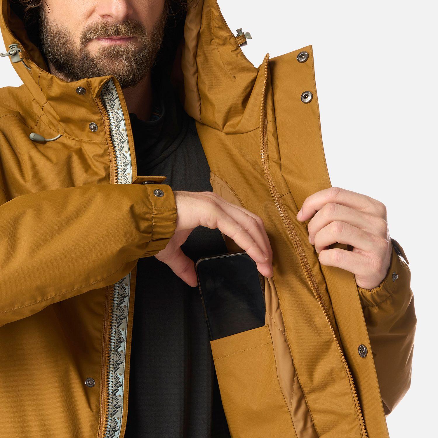 Chaqueta Hombre Terranova Mostaza Oscuro Haka Honu-7