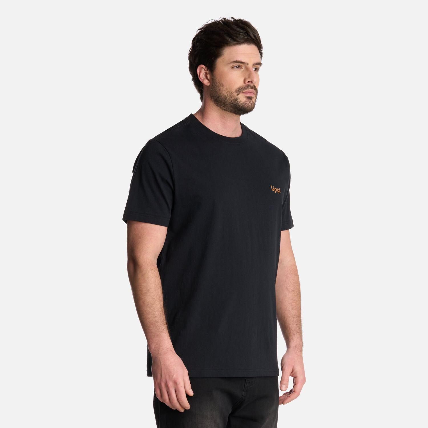 Polera Hombre Ulmo T-Shirt Negro Lippi-1