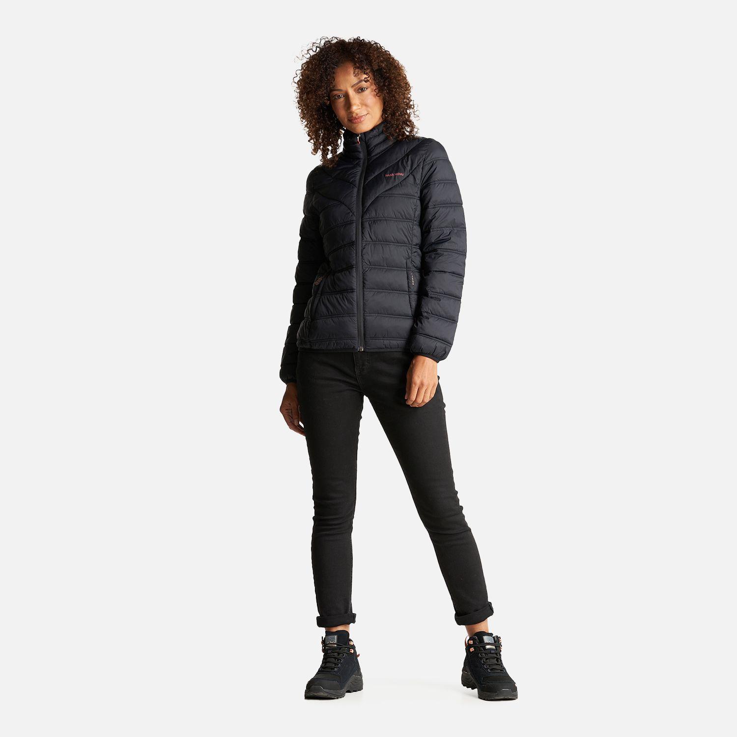 Chaqueta Mujer Ultraliviana Negro Haka Honu I23-6