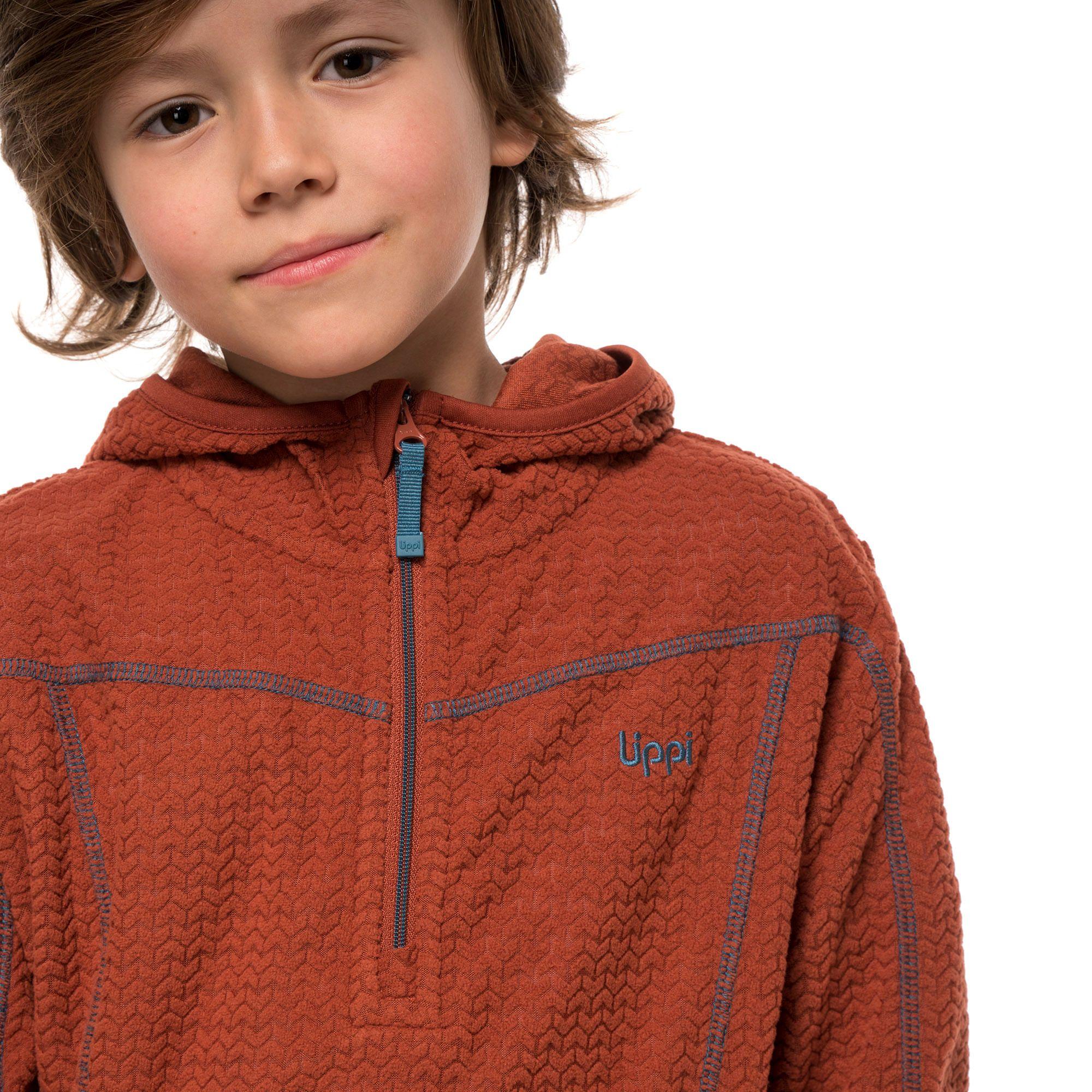 Poleron Niño Saltamontes Nano-F 1/4 Zip Hoody Mostaza / Mostaza Oscuro Lippi-4