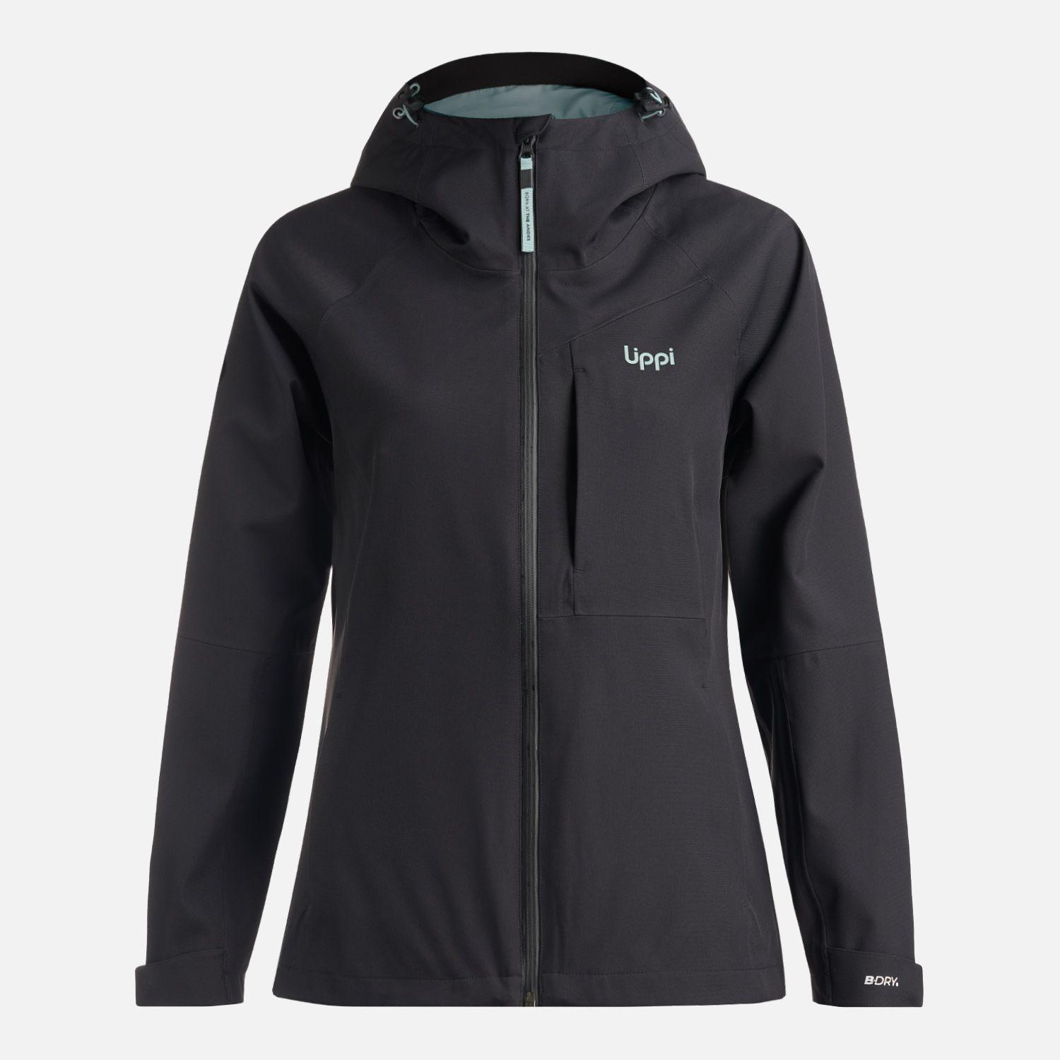 Chaqueta Mujer Massif B-Dry Hoody Jacket Negro Lippi-0