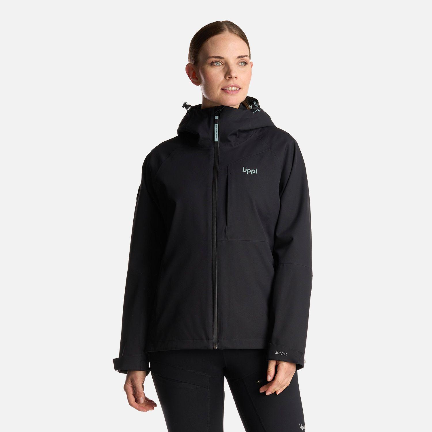 Chaqueta Mujer Massif B-Dry Hoody Jacket Negro Lippi-1