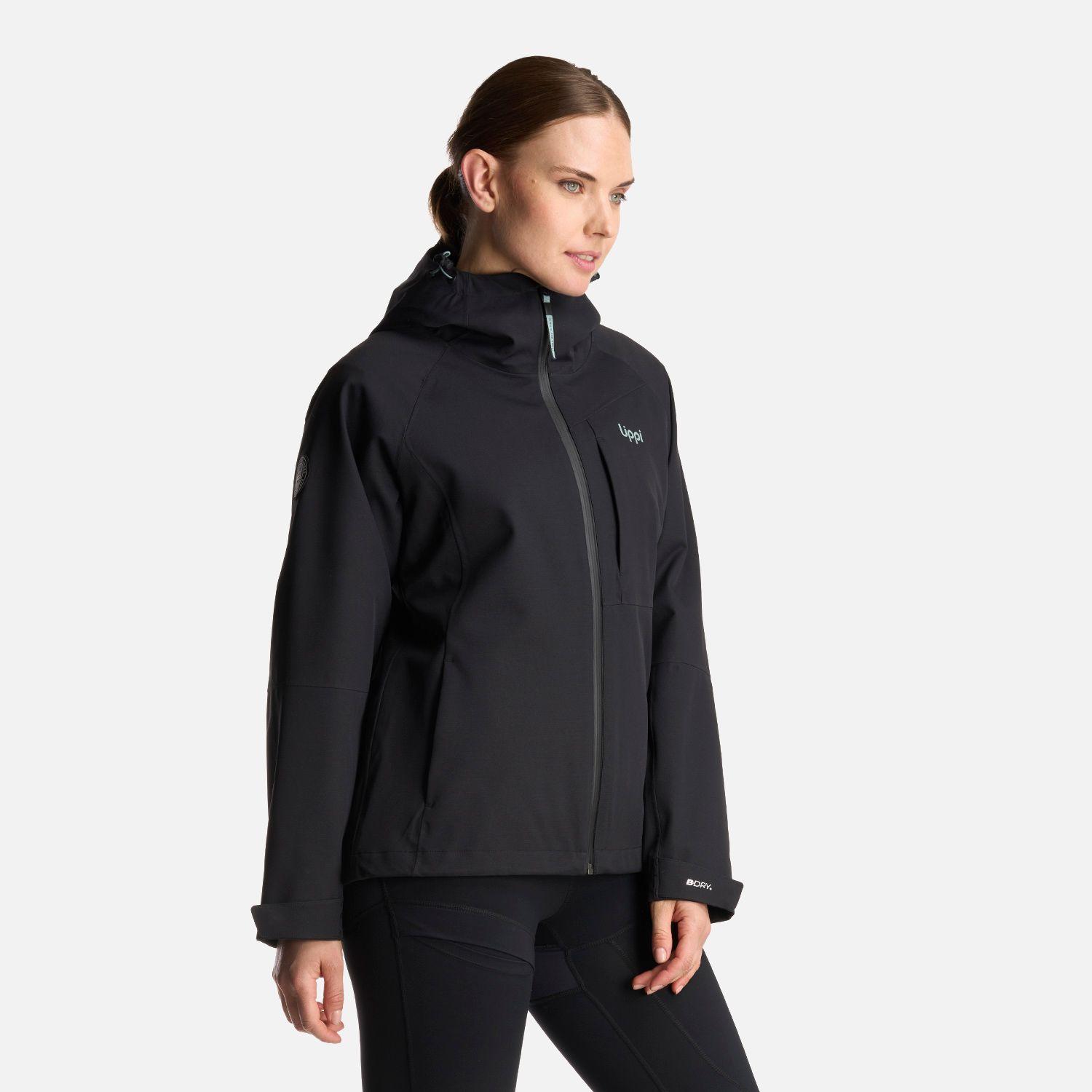 Chaqueta Mujer Massif B-Dry Hoody Jacket Negro Lippi-2