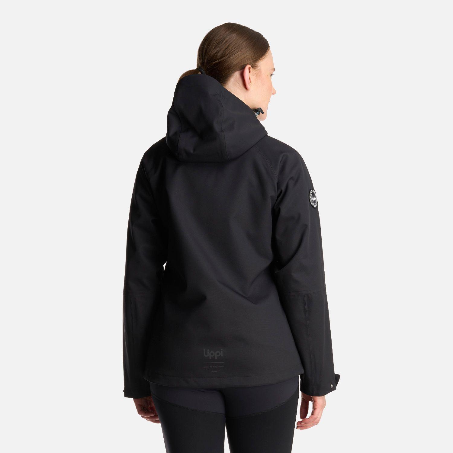 Chaqueta Mujer Massif B-Dry Hoody Jacket Negro Lippi-4