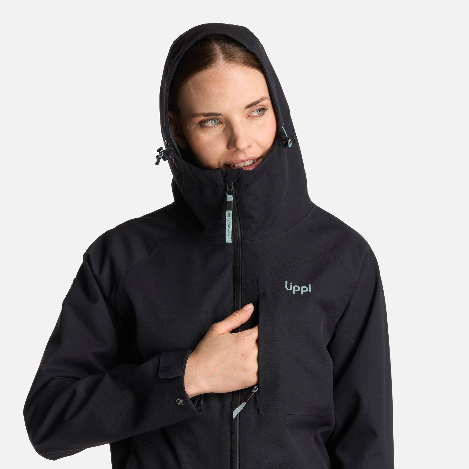 Chaqueta Mujer Massif B-Dry Hoody Jacket Negro Lippi-5