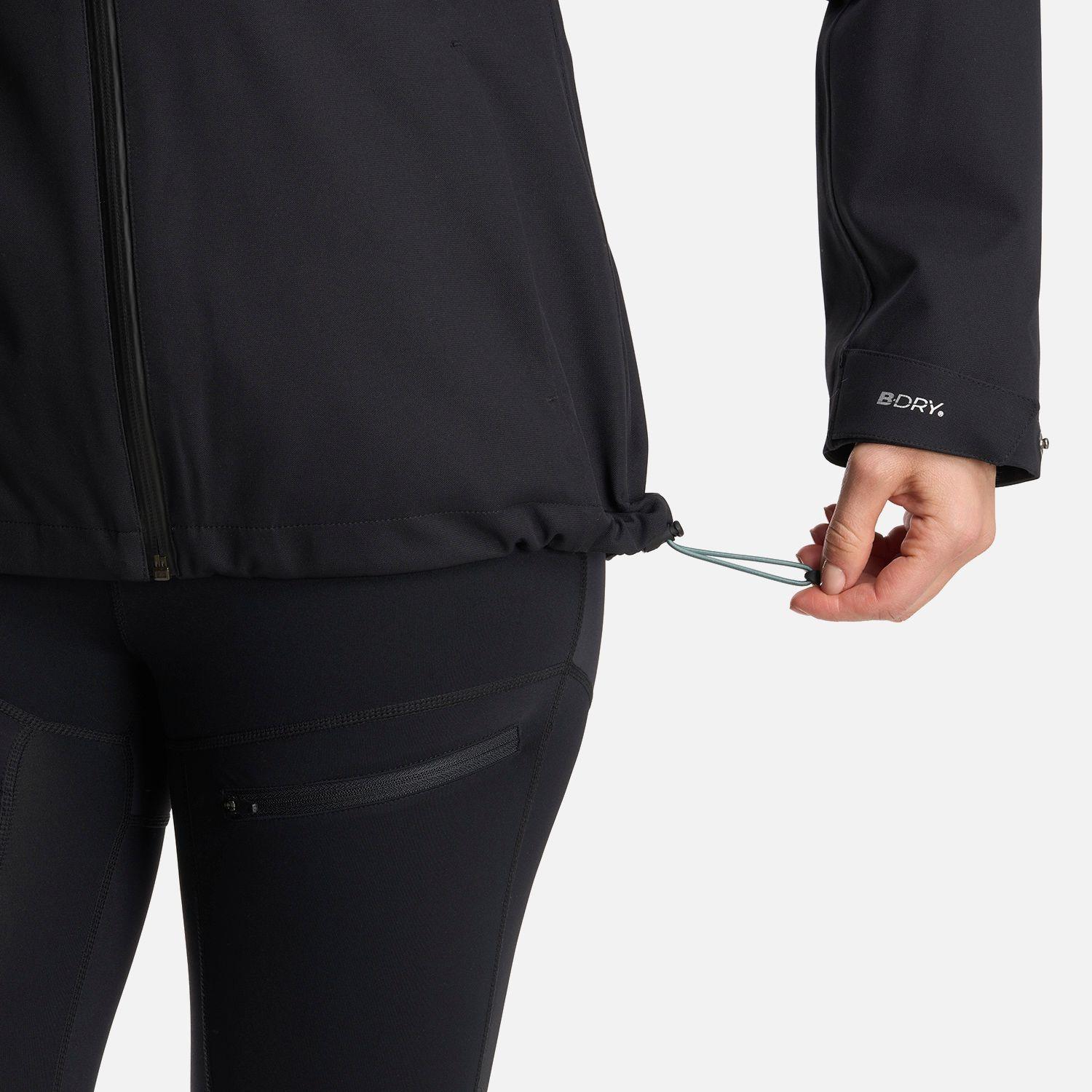 Chaqueta Mujer Massif B-Dry Hoody Jacket Negro Lippi-7