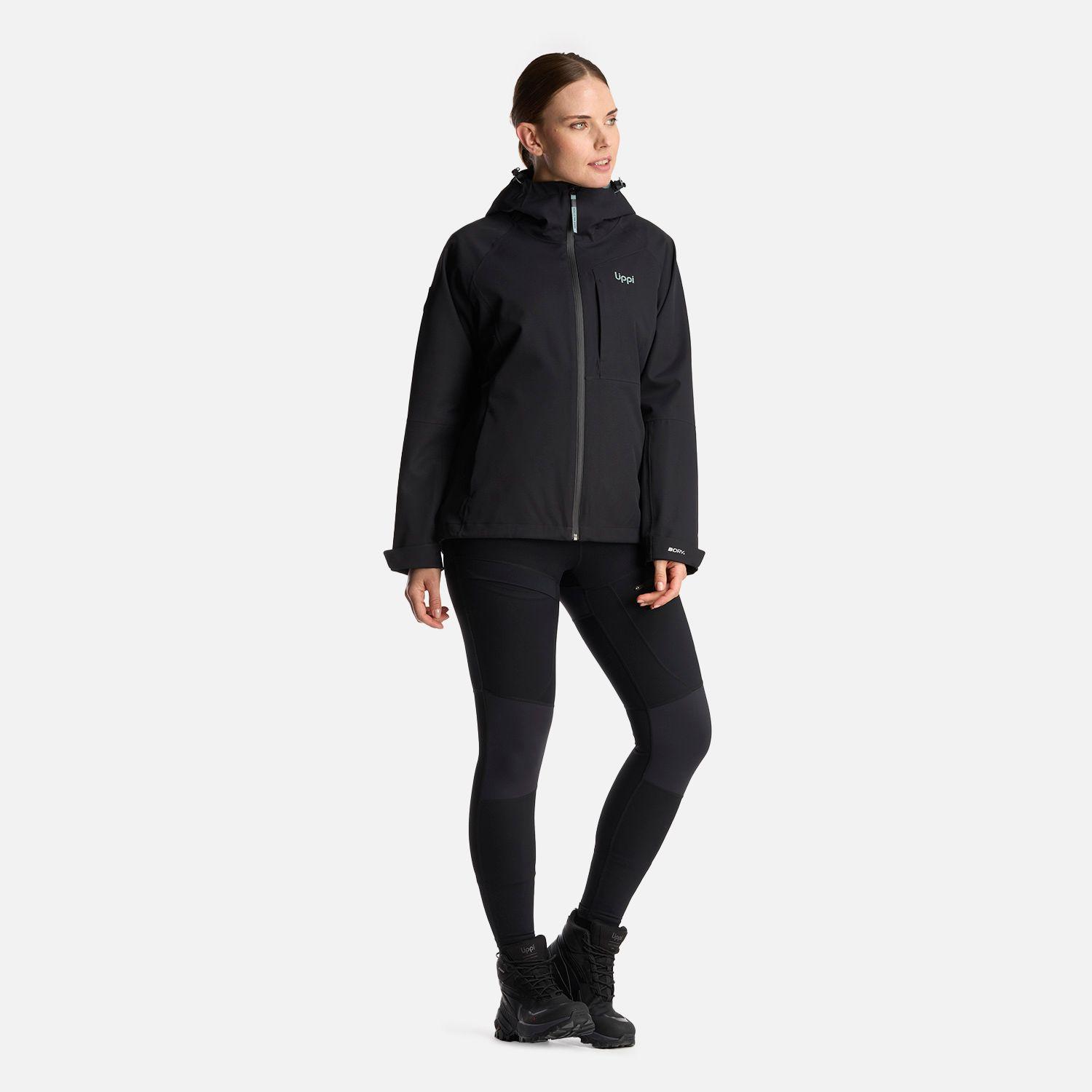 Chaqueta Mujer Massif B-Dry Hoody Jacket Negro Lippi-8