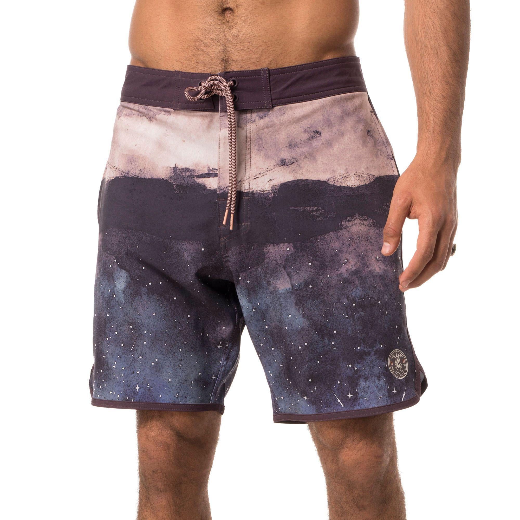 Traje de Baño Hombre Serfer Print Morado Haka Honu-0