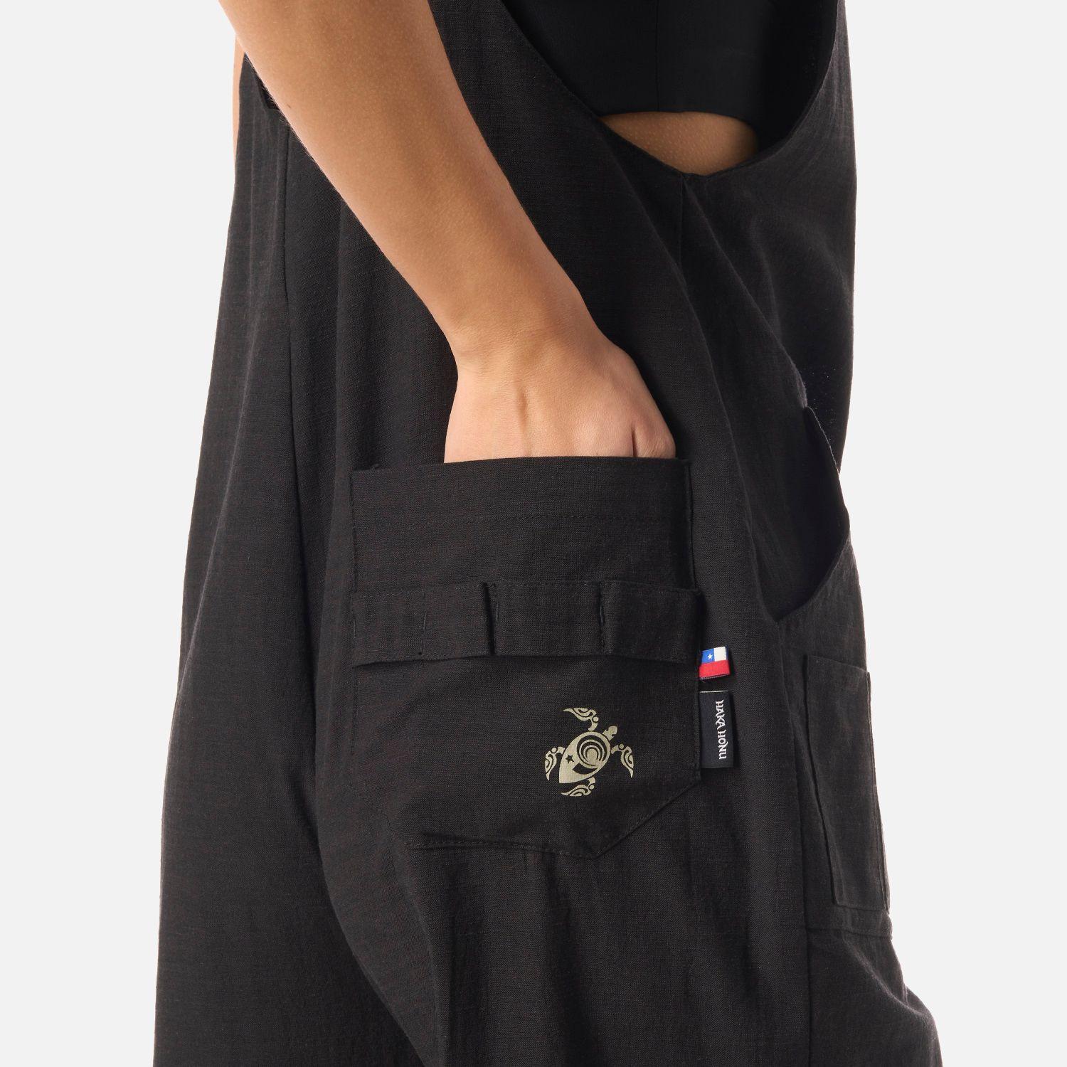 Jardinera Mujer Cultivadora Negro Haka Honu V26-7