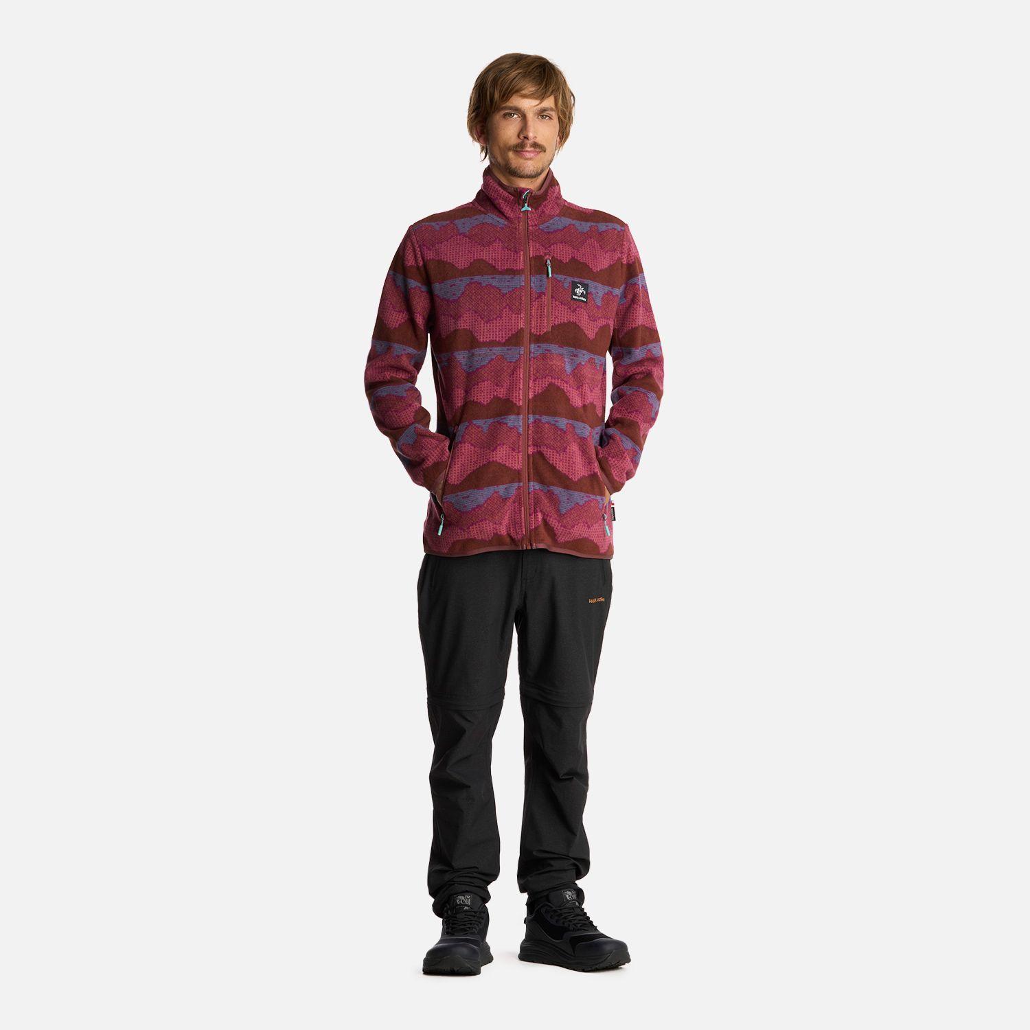 Polerón Hombre Tokerau Pro Print Burdeo Haka Honu I25-6