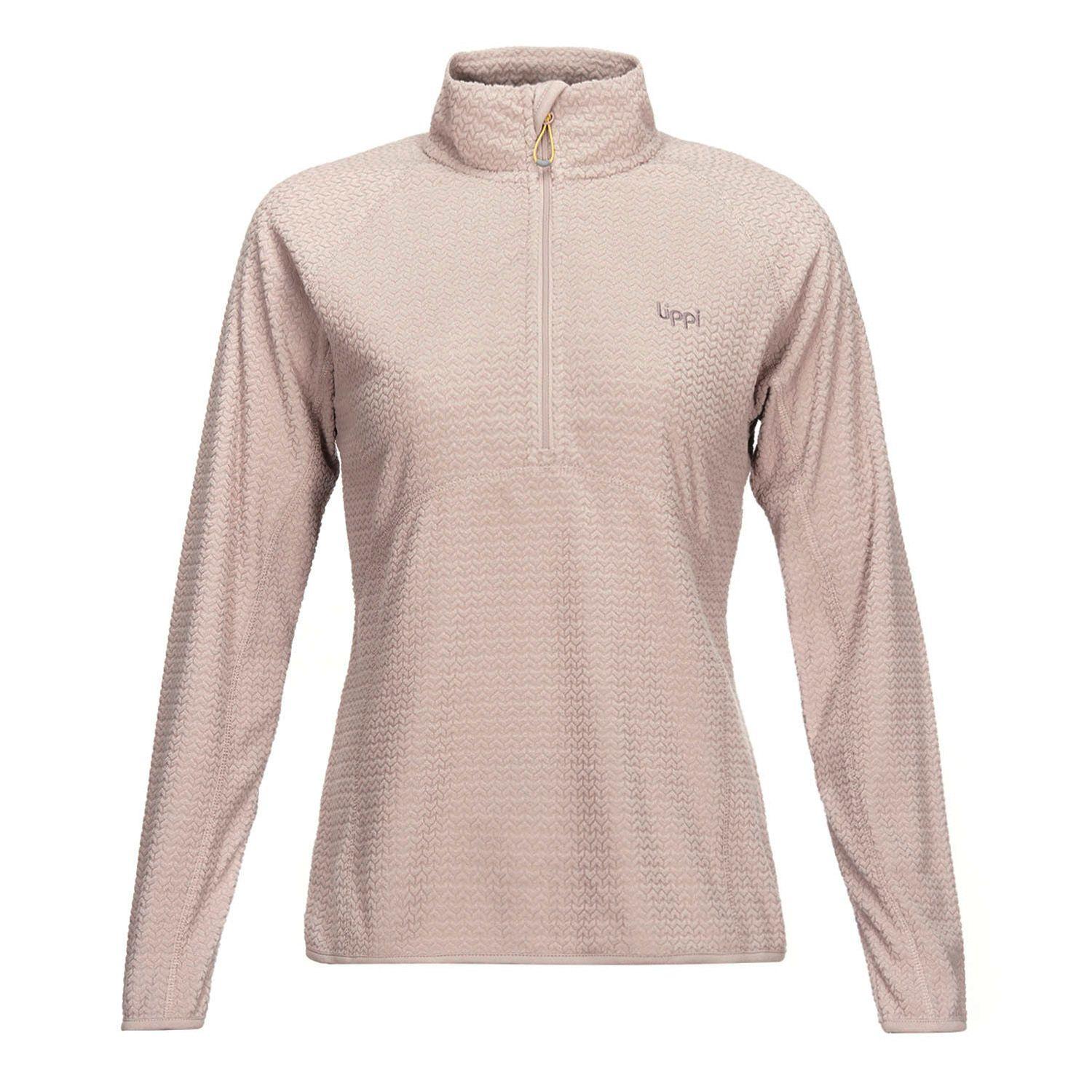 Poleron Mujer Jacaranda Nano-F 14 Zip Palo Rosa Lippi V23-0