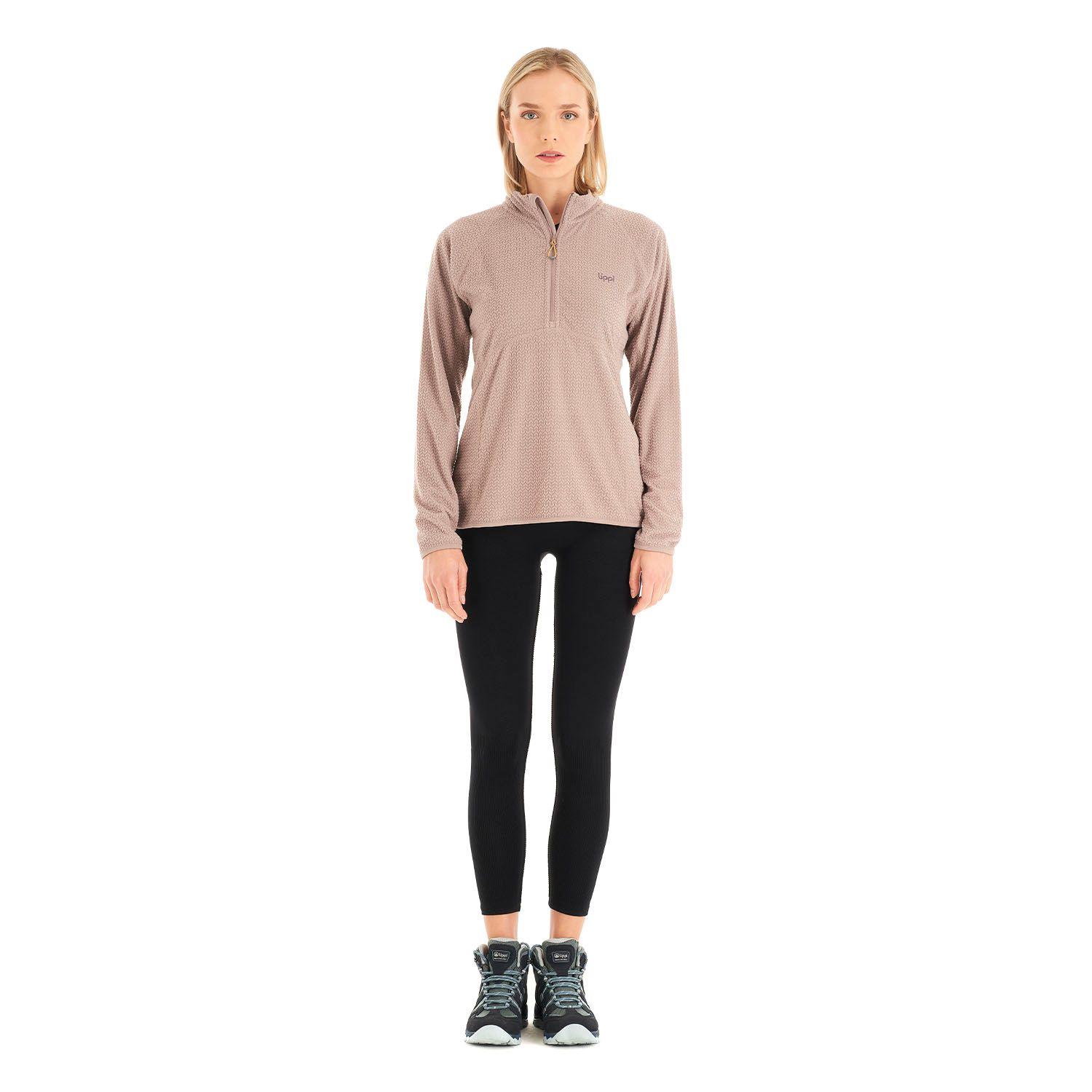 Poleron Mujer Jacaranda Nano-F 14 Zip Palo Rosa Lippi V23-8