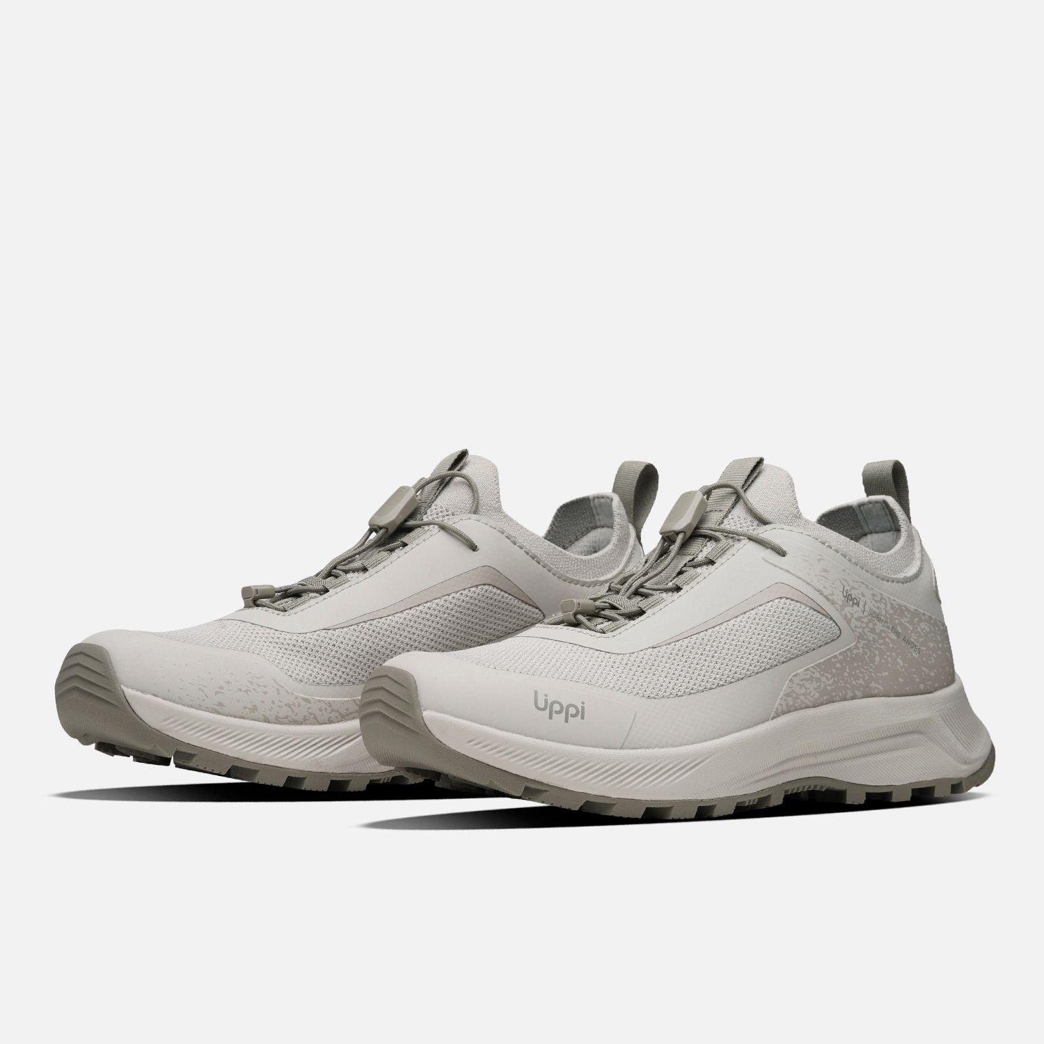 Zapatilla Mujer Light Knit Gris Claro Lippi I26-3