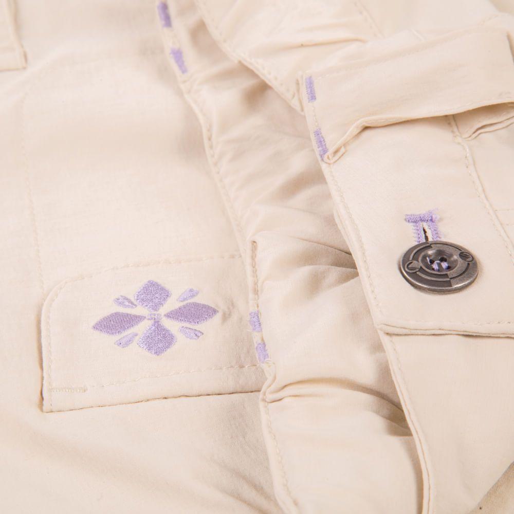 Pantalon Niña Trail Q-Dry Pants Crema Lippi-1