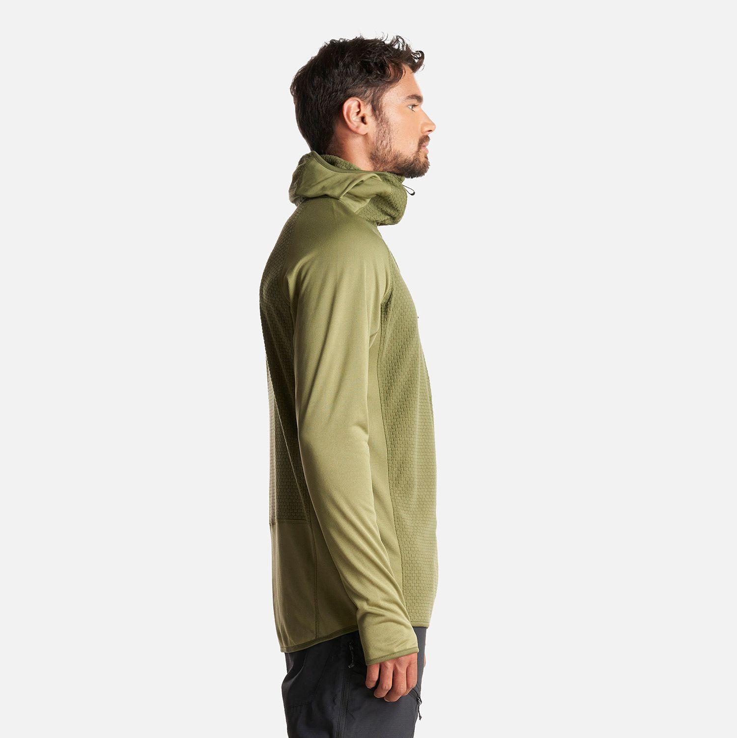 Poleron Hombre Jacaranda Mountain Nano-F 1/4 Zip Hoody Verde Lippi-3