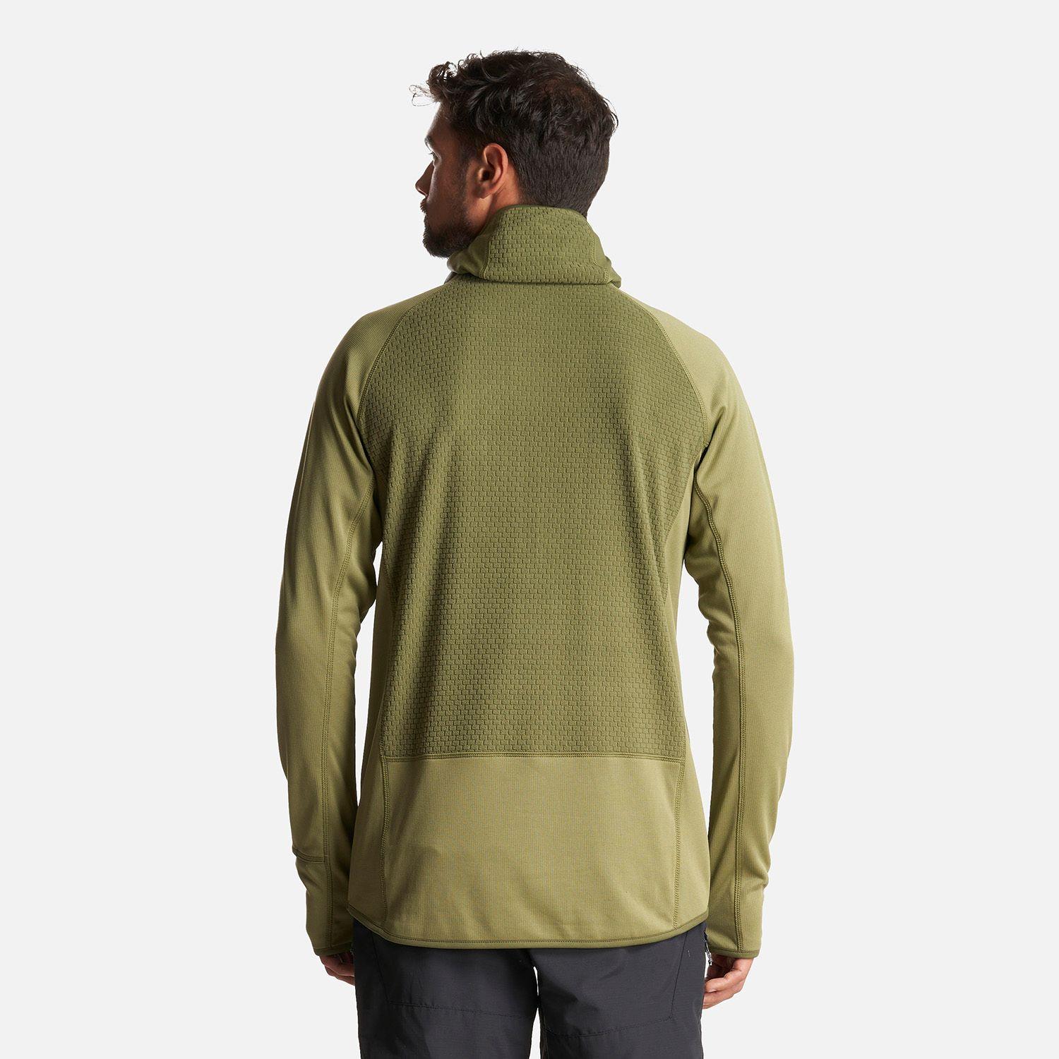 Poleron Hombre Jacaranda Mountain Nano-F 1/4 Zip Hoody Verde Lippi-4