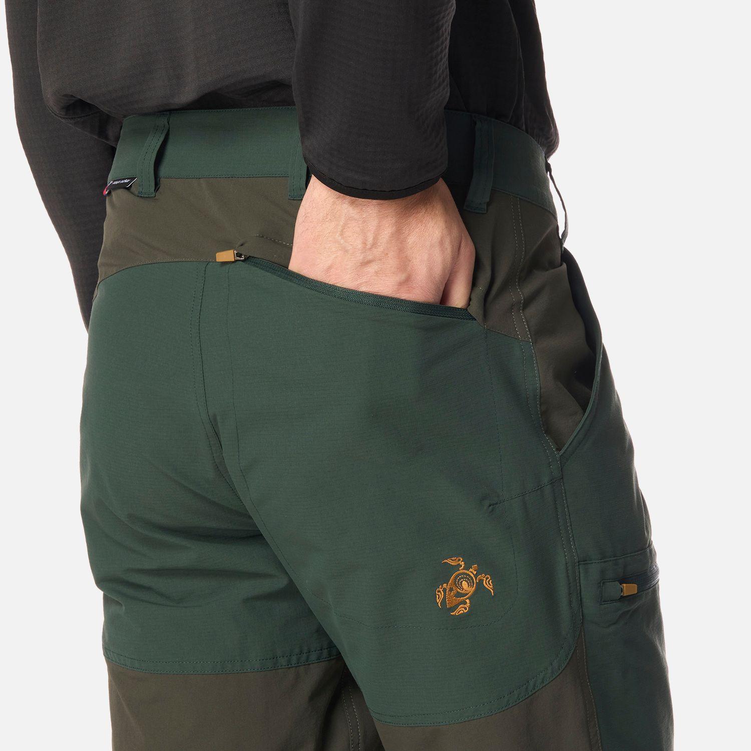 Pantalón Hombre Boina Negra Verde Bosque Haka Honu-6