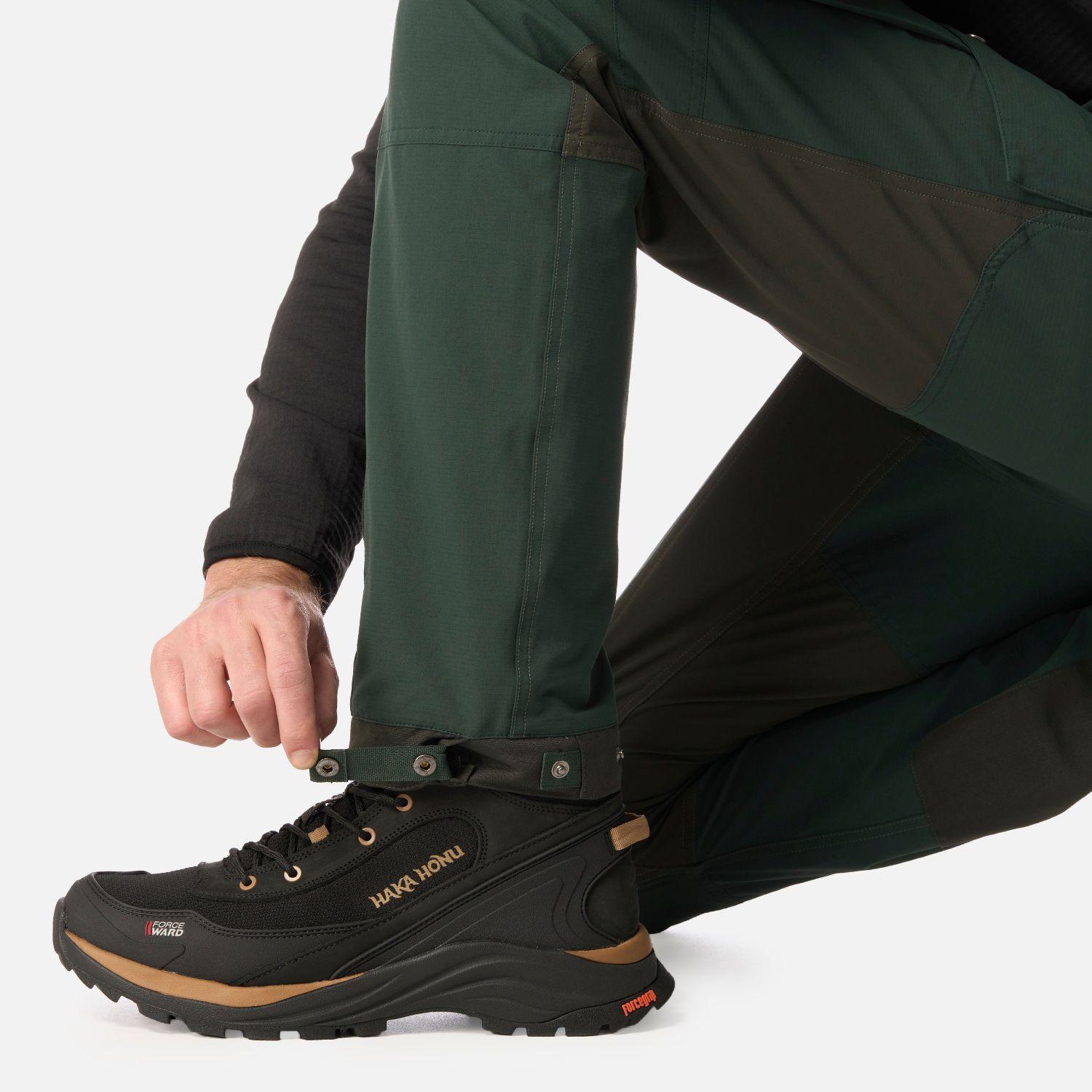 Pantalón Hombre Boina Negra Verde Bosque Haka Honu-7