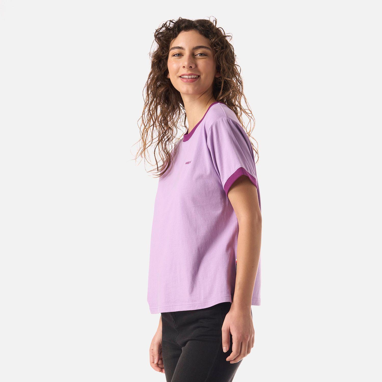 Polera Mujer Cosas Extranas Lavanda Haka Honu V26-1