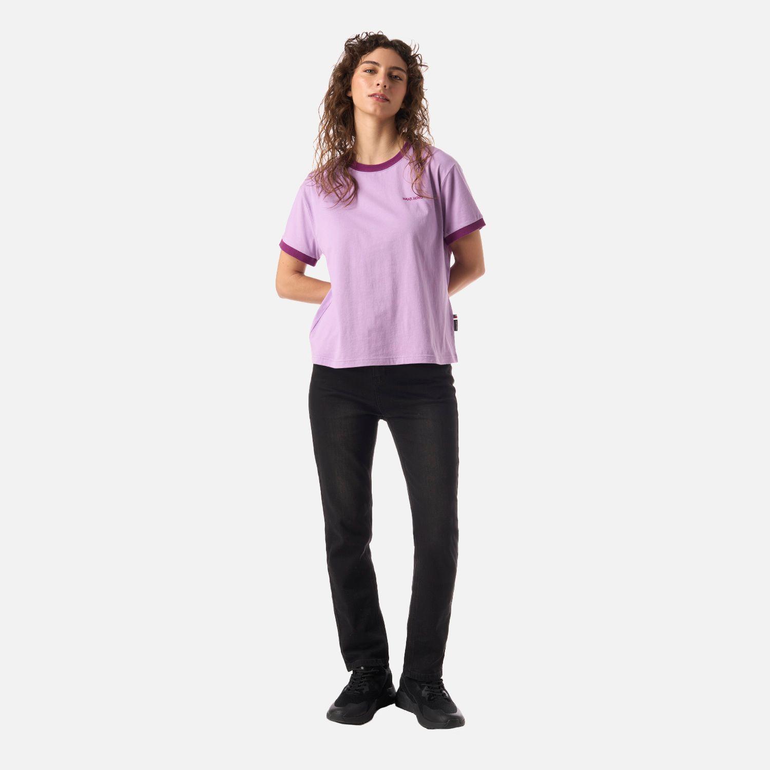 Polera Mujer Cosas Extranas Lavanda Haka Honu V26-4