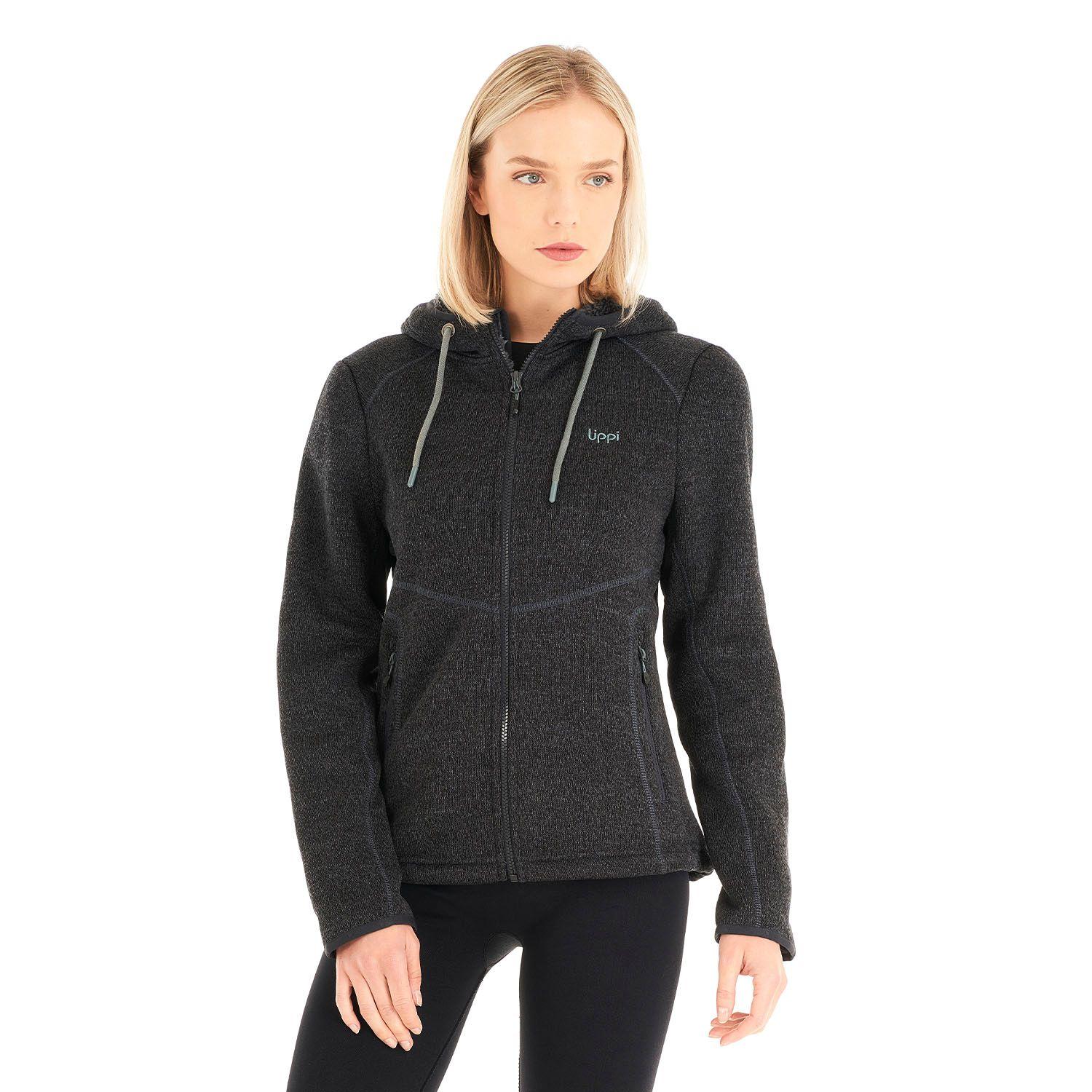 Polar Mujer Sense Blend-Pro Hoody Jacket Melange Grafito Lippi-1