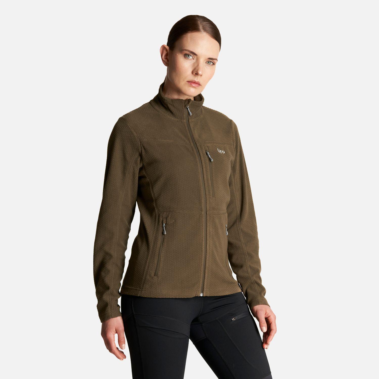 Poleron Mujer Numan Nano-F Jacket Oliva Oscuro Lippi-2