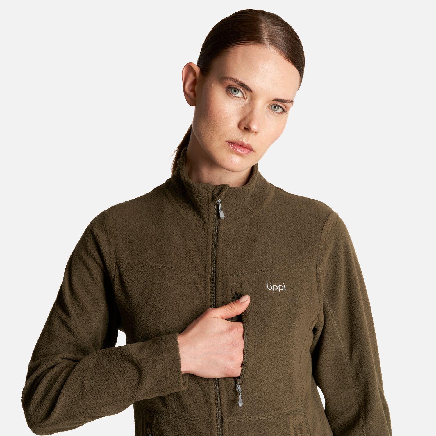 Poleron Mujer Numan Nano-F Jacket Oliva Oscuro Lippi-4