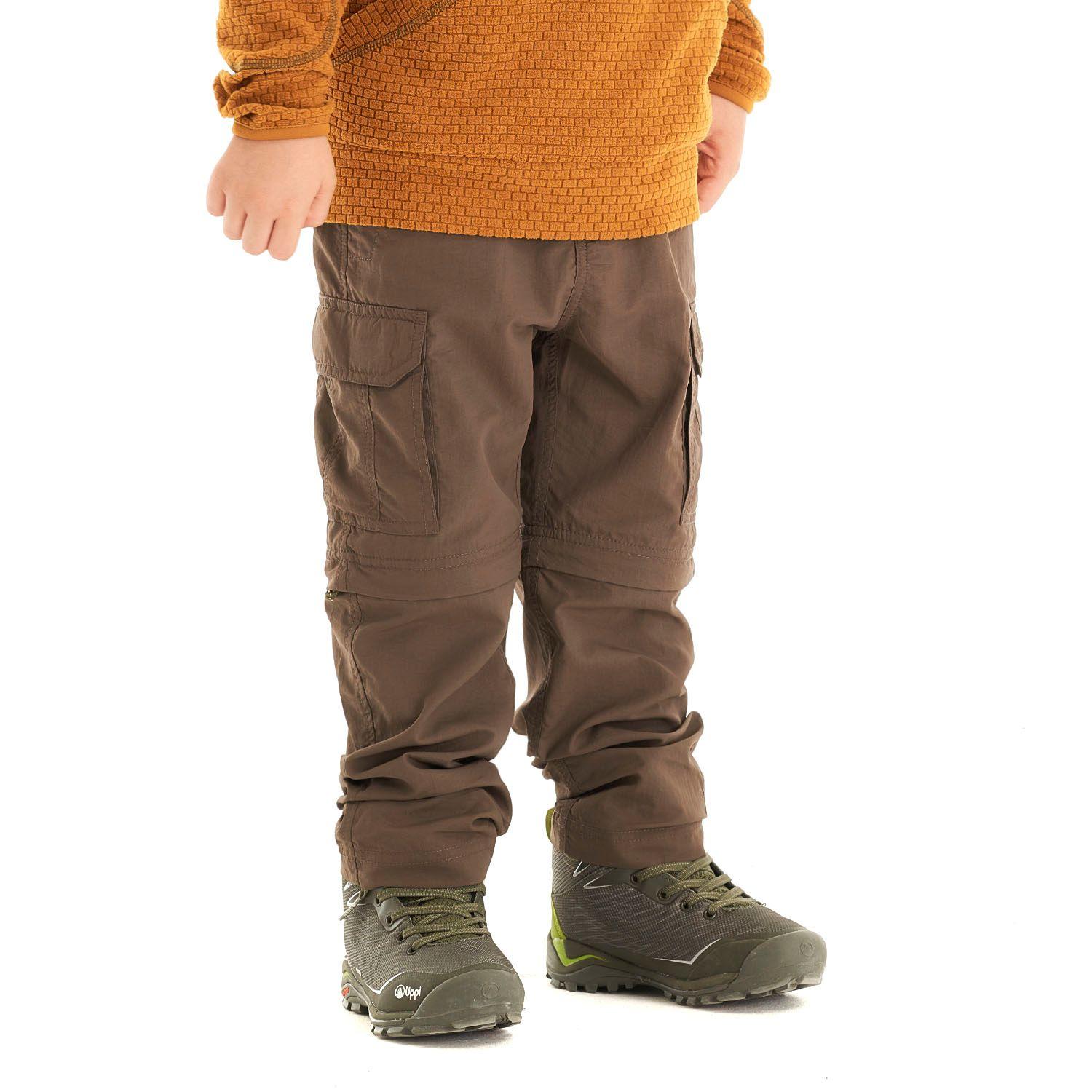 Pantalon Niño Wilder Q-Dry Cargo Pants Cafe Pardo Lippi-2