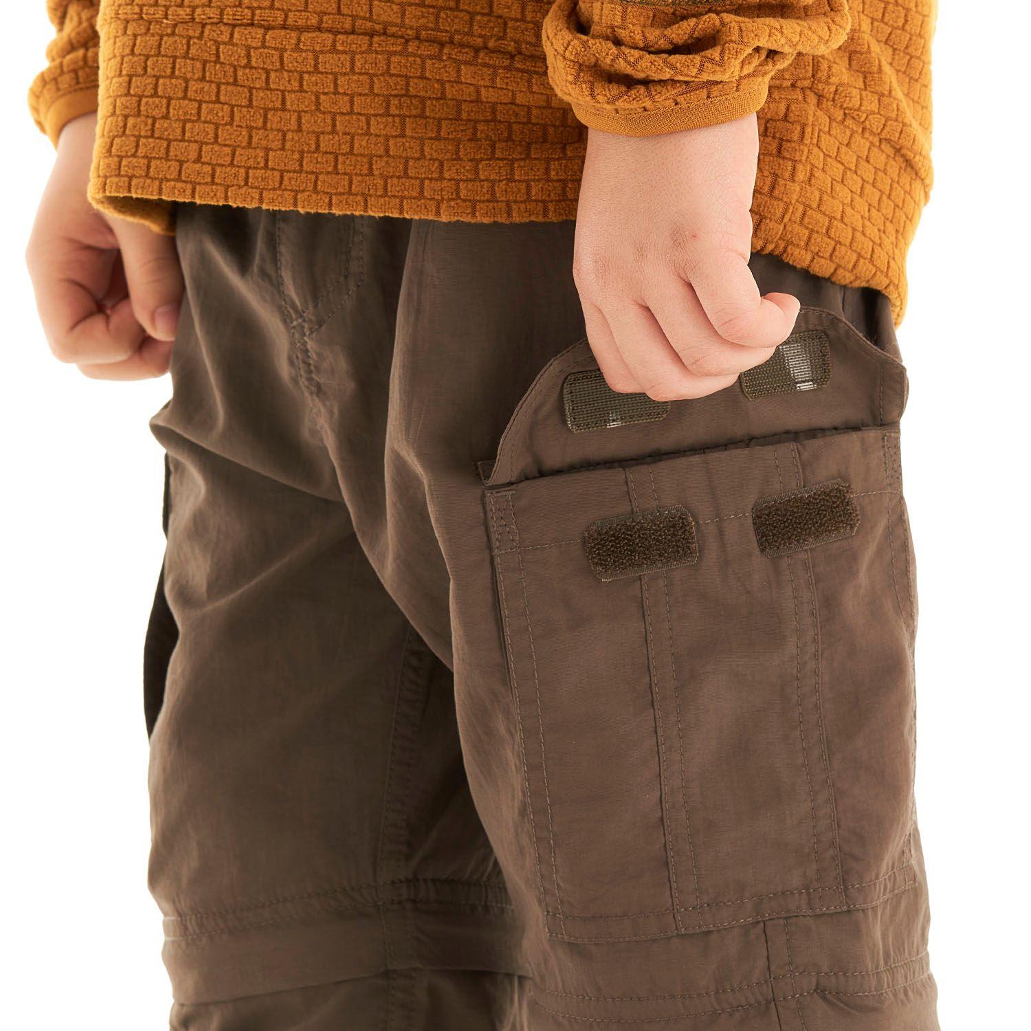 Pantalon Niño Wilder Q-Dry Cargo Pants Cafe Pardo Lippi-7