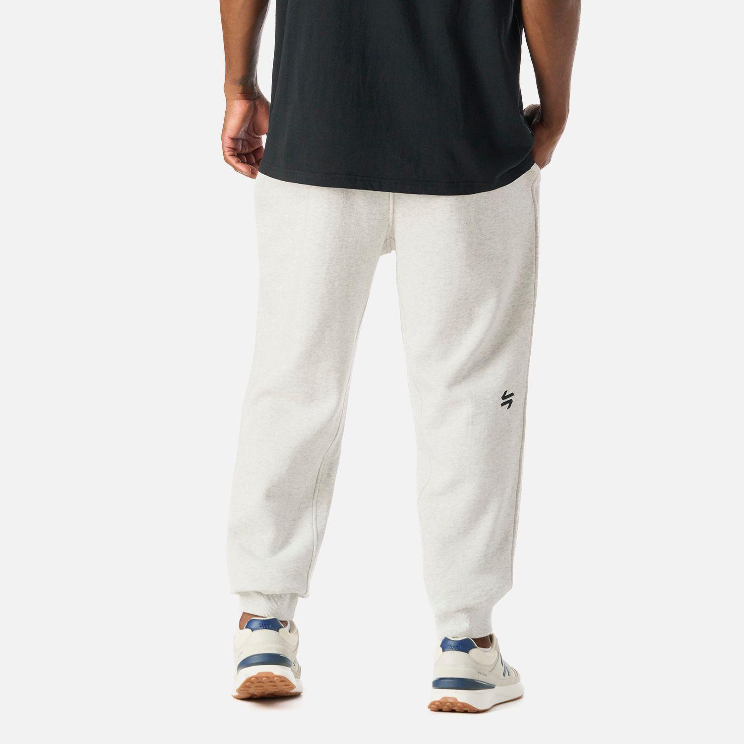 Pantalón Hombre Cool Down Jogger Pants Melange Gris Claro Vulcano-3