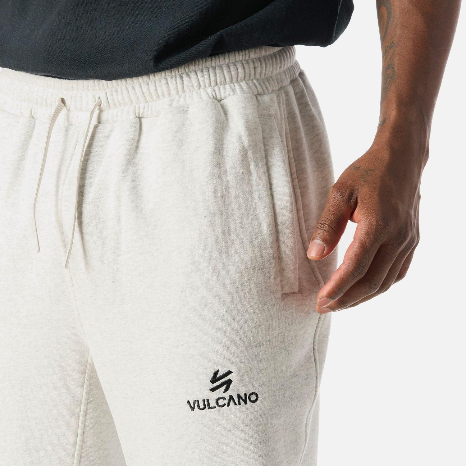 Pantalón Hombre Cool Down Jogger Pants Melange Gris Claro Vulcano-4