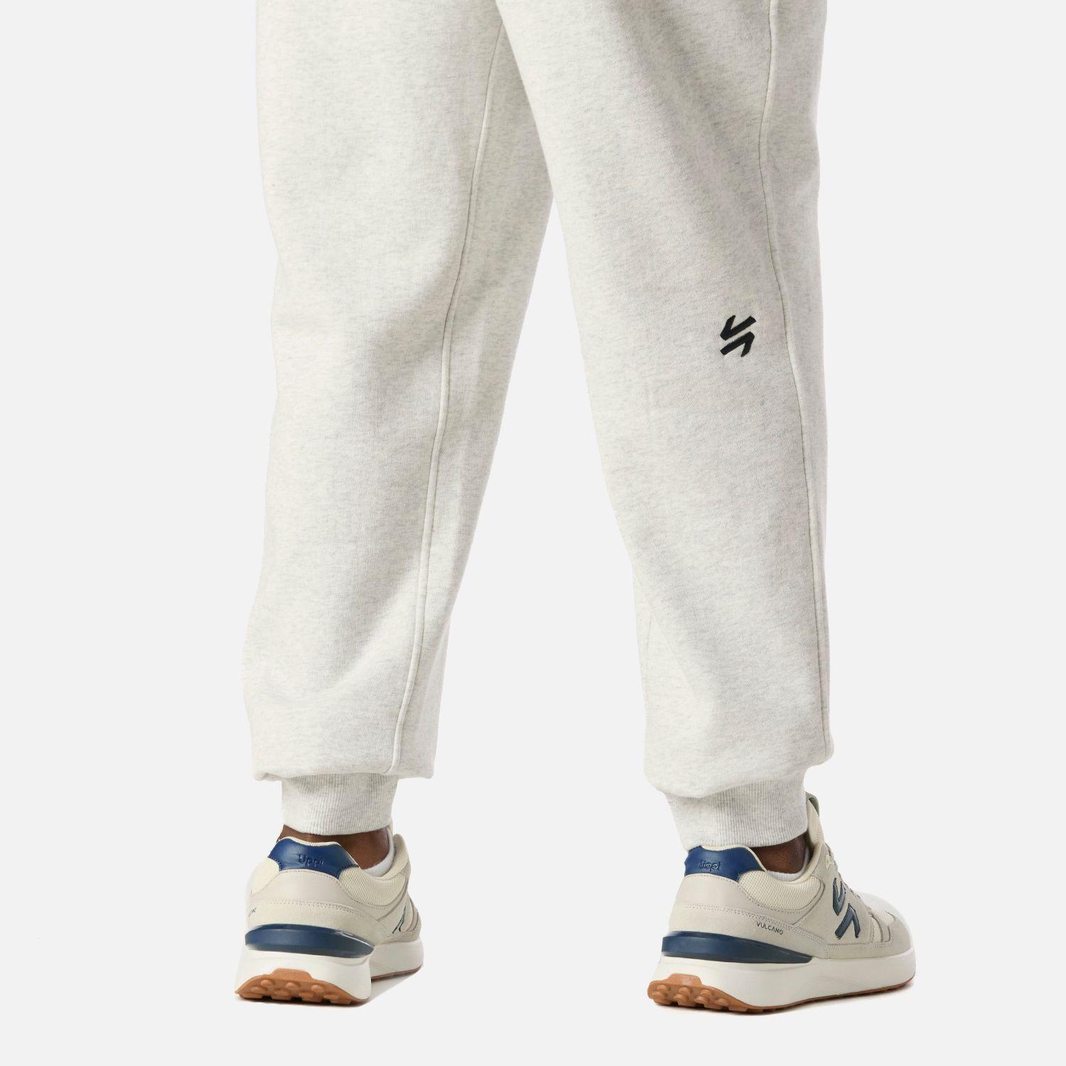 Pantalón Hombre Cool Down Jogger Pants Melange Gris Claro Vulcano-5