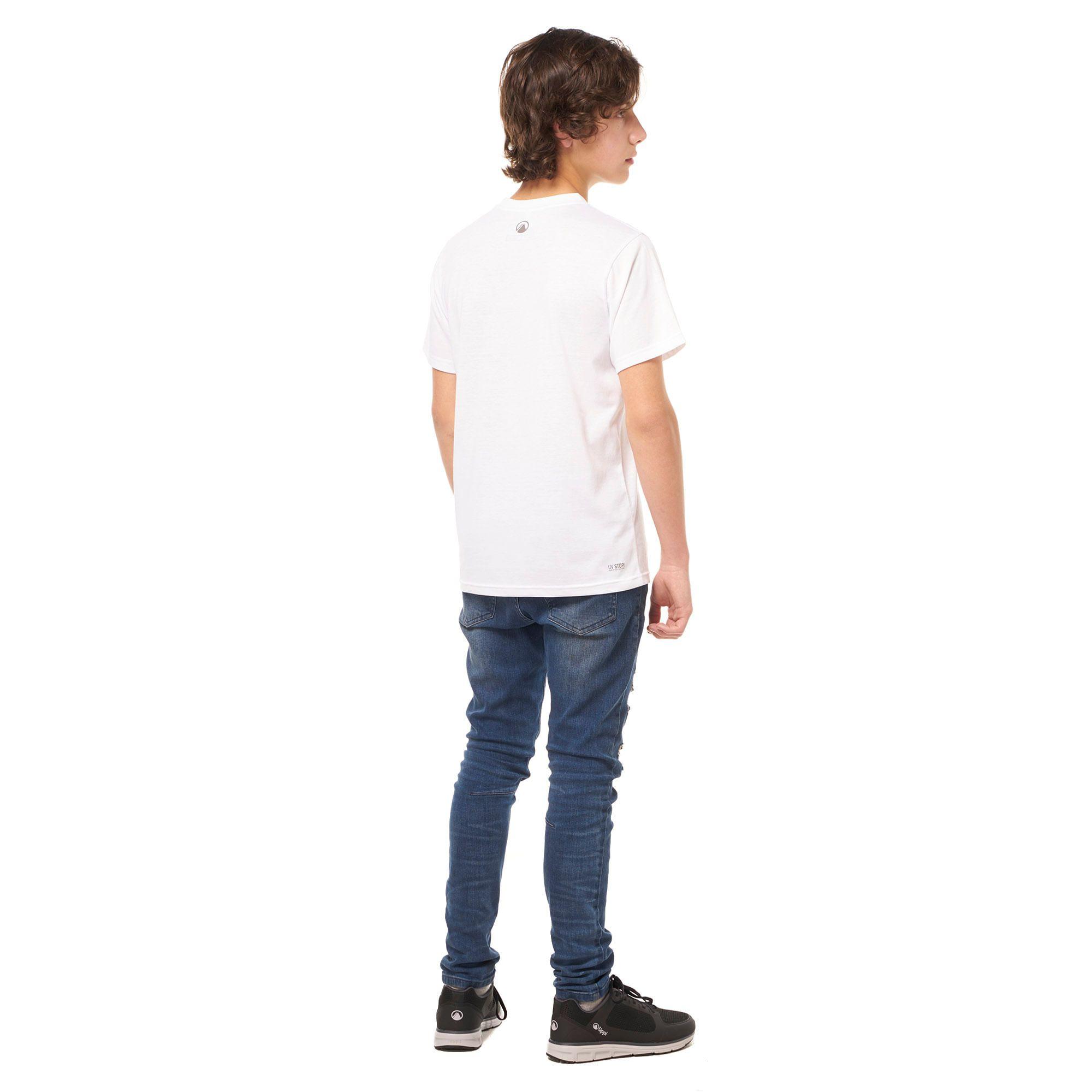 Polera Teen Boy Riders UV-Stop T-Shirt Azul Marino Lippi-4