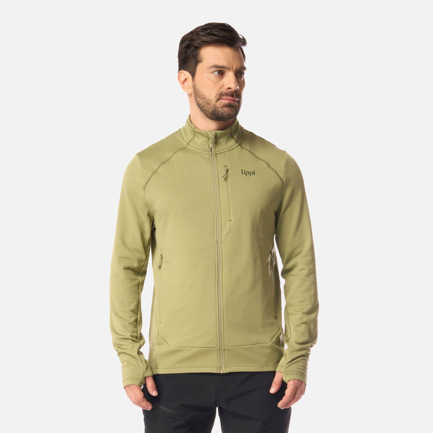 Polerón Hombre Viedma 1000 Nano-F Full Zip Verde Lippi-0