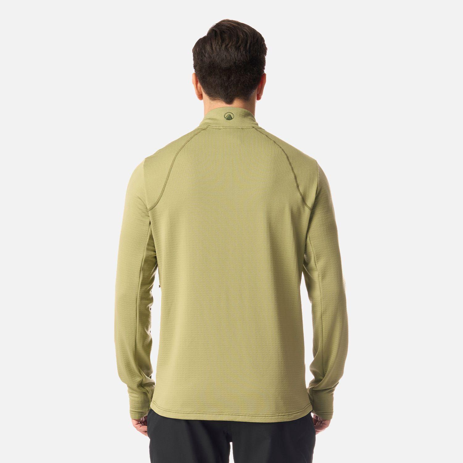 Polerón Hombre Viedma 1000 Nano-F Full Zip Verde Lippi-2