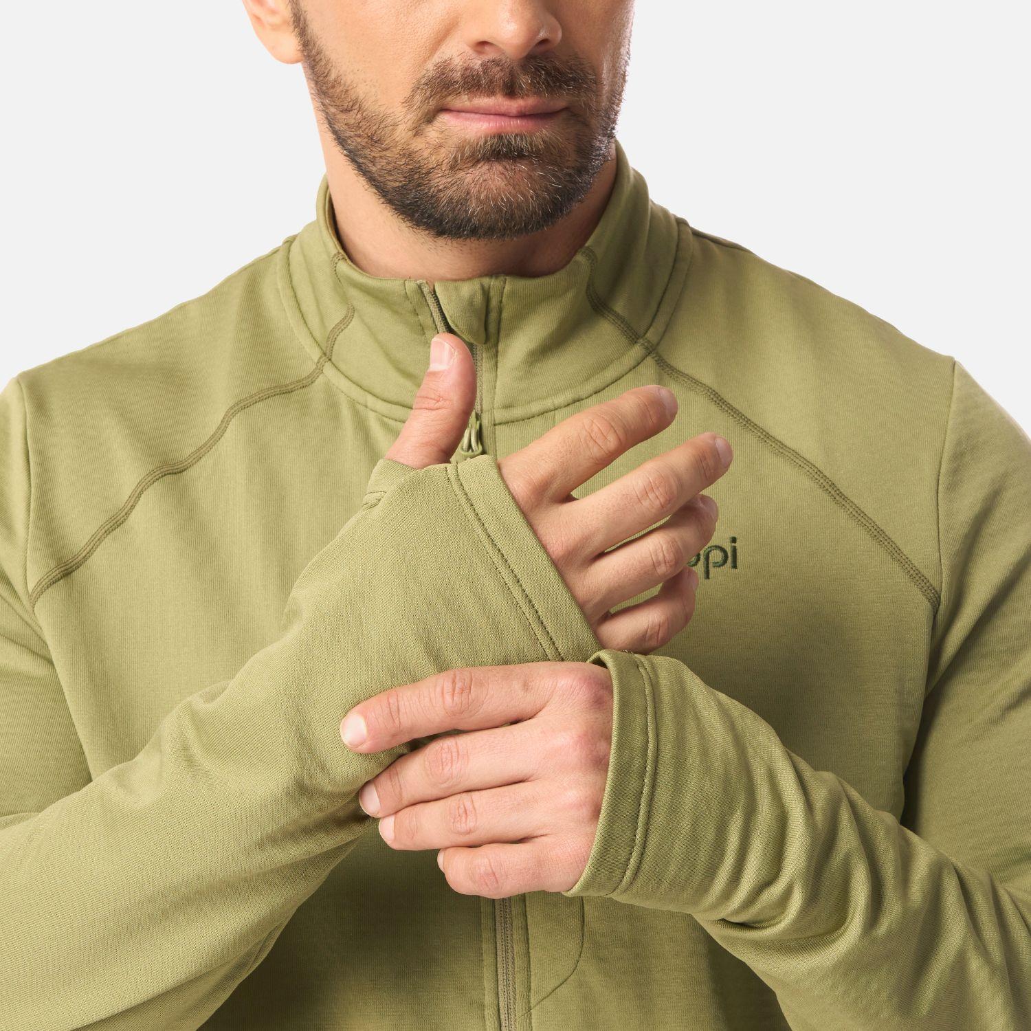 Polerón Hombre Viedma 1000 Nano-F Full Zip Verde Lippi-4