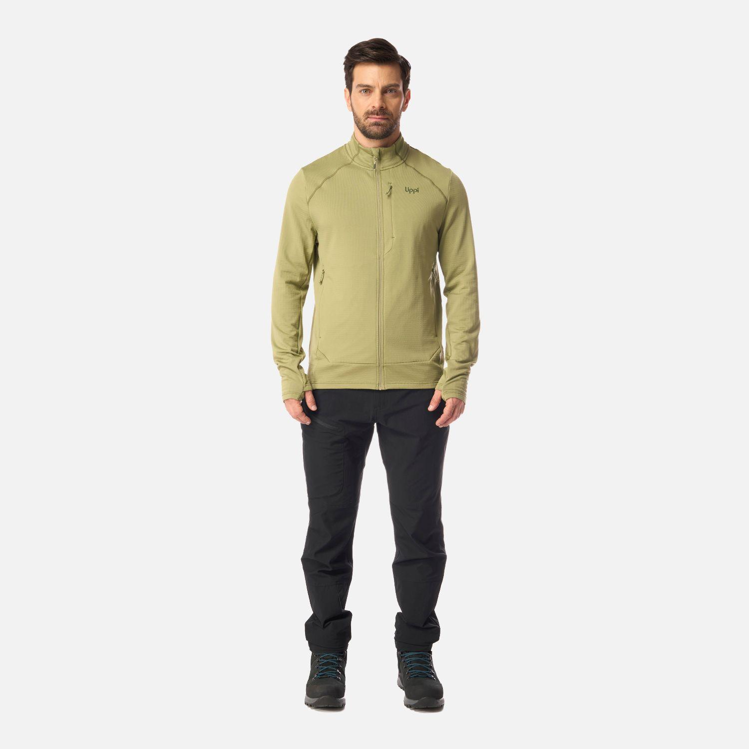 Polerón Hombre Viedma 1000 Nano-F Full Zip Verde Lippi-5