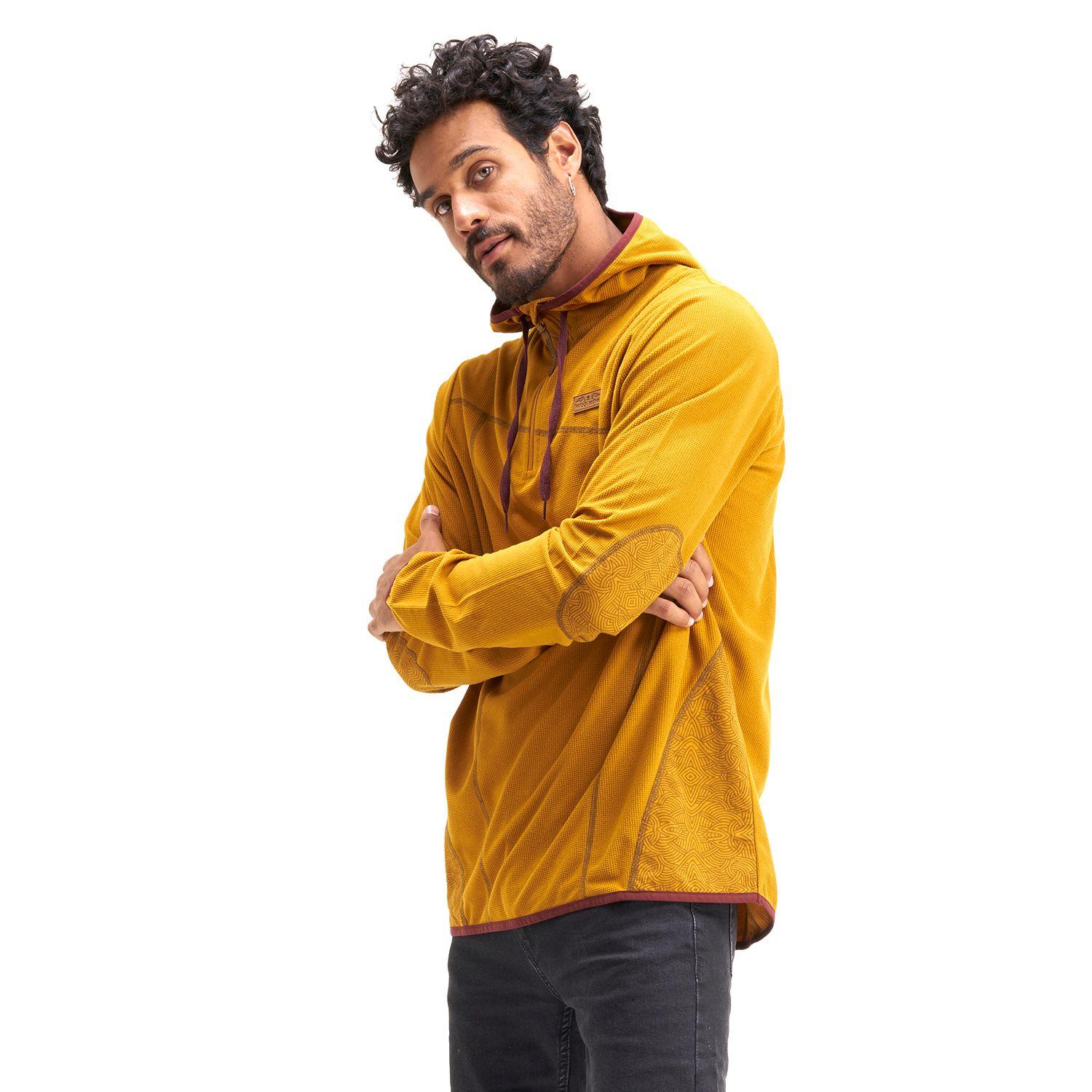 Poleron Hombre Taina Nui Mostaza Haka Honu I20-1