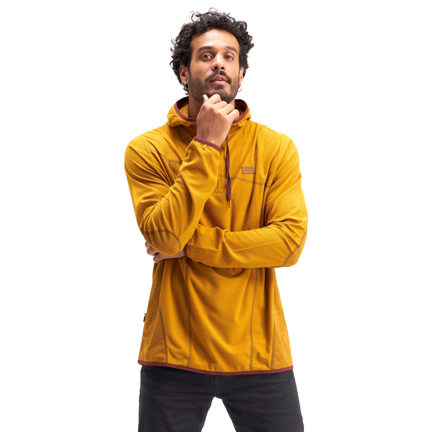 Poleron Hombre Taina Nui Mostaza Haka Honu I20-2