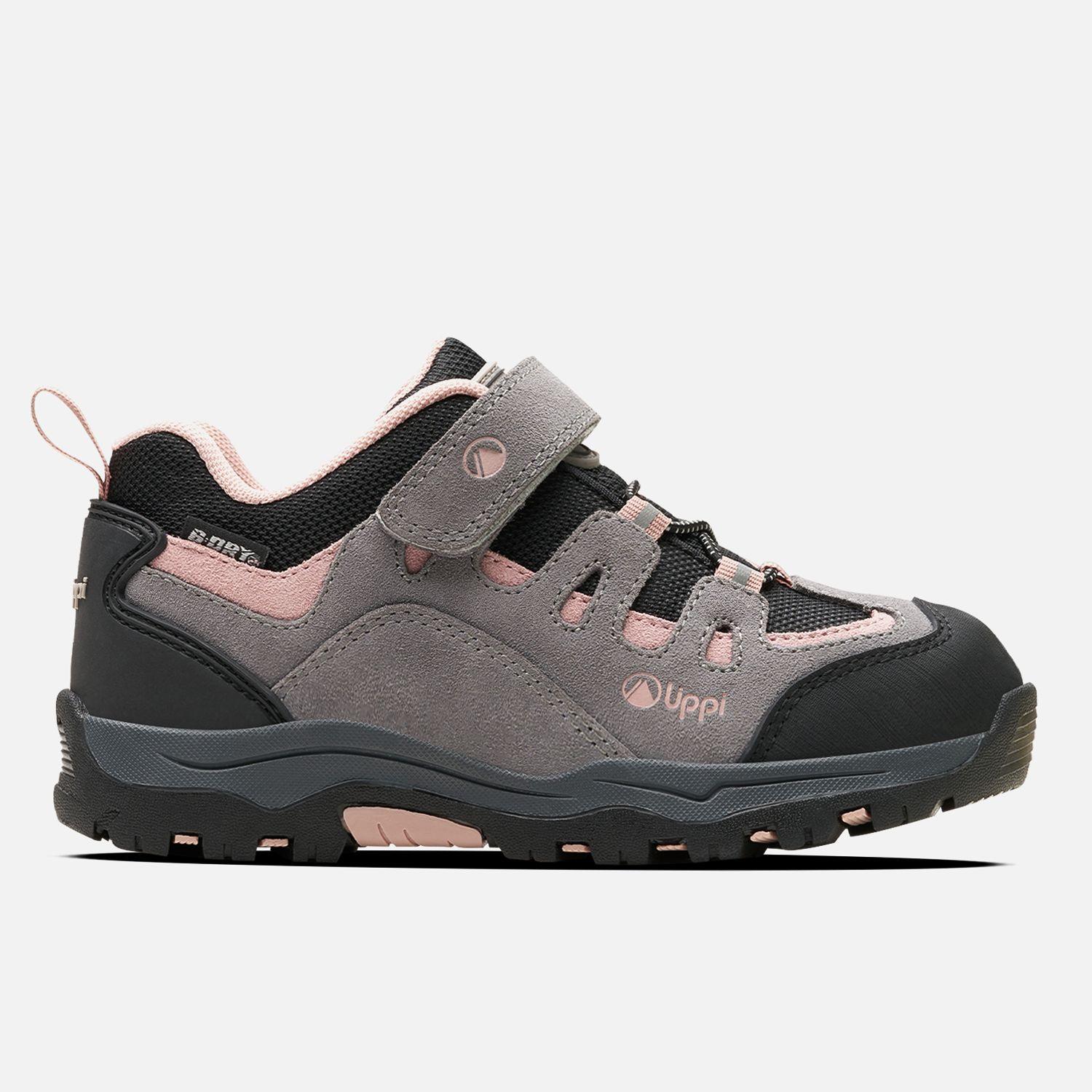 Zapato Niña  Puelo CS Low Velcro Gris Damasco Lippi-0