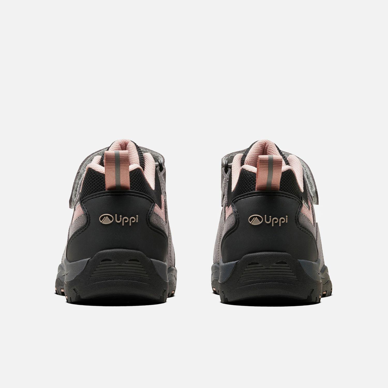 Zapato Niña  Puelo CS Low Velcro Gris Damasco Lippi-5