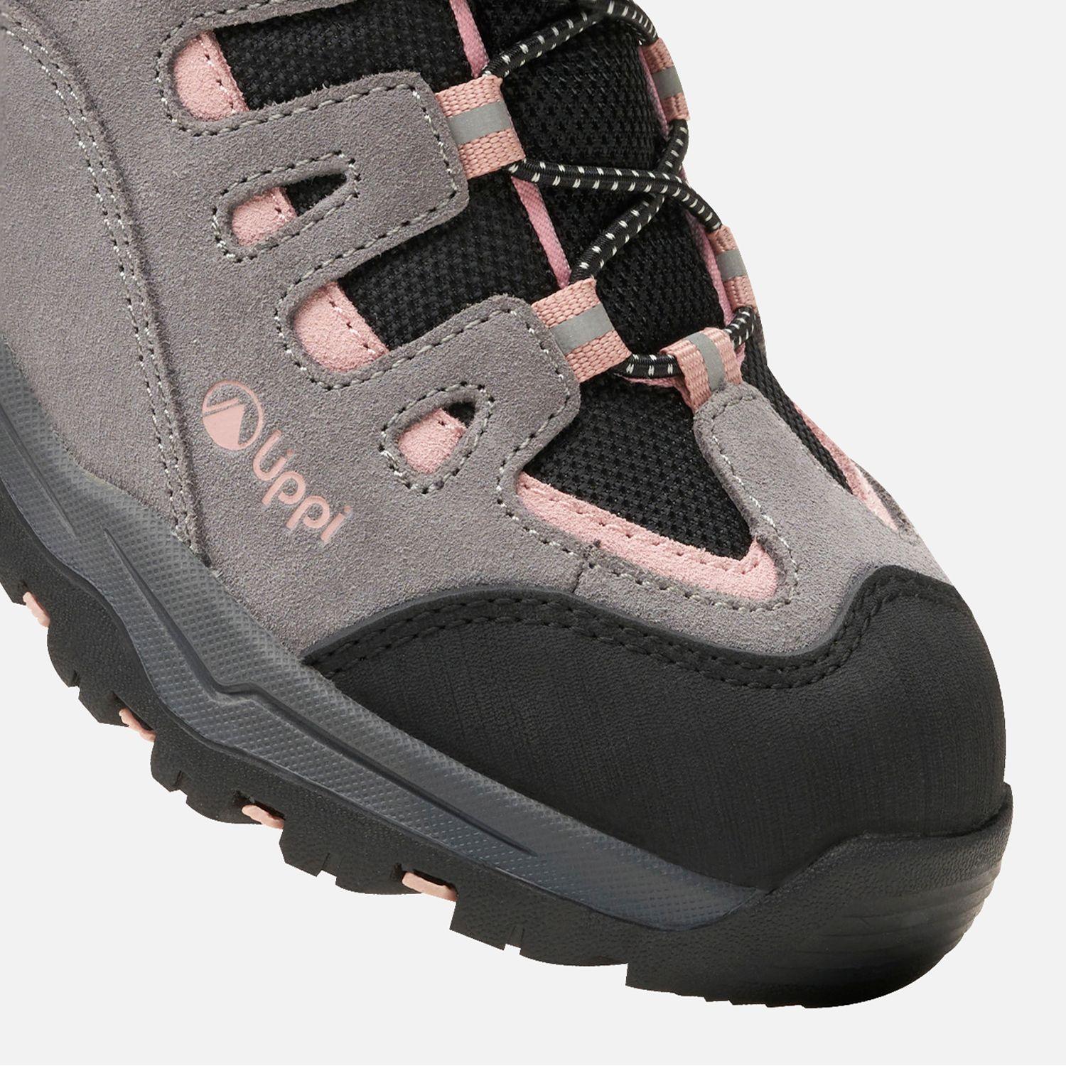 Zapato Niña  Puelo CS Low Velcro Gris Damasco Lippi-6