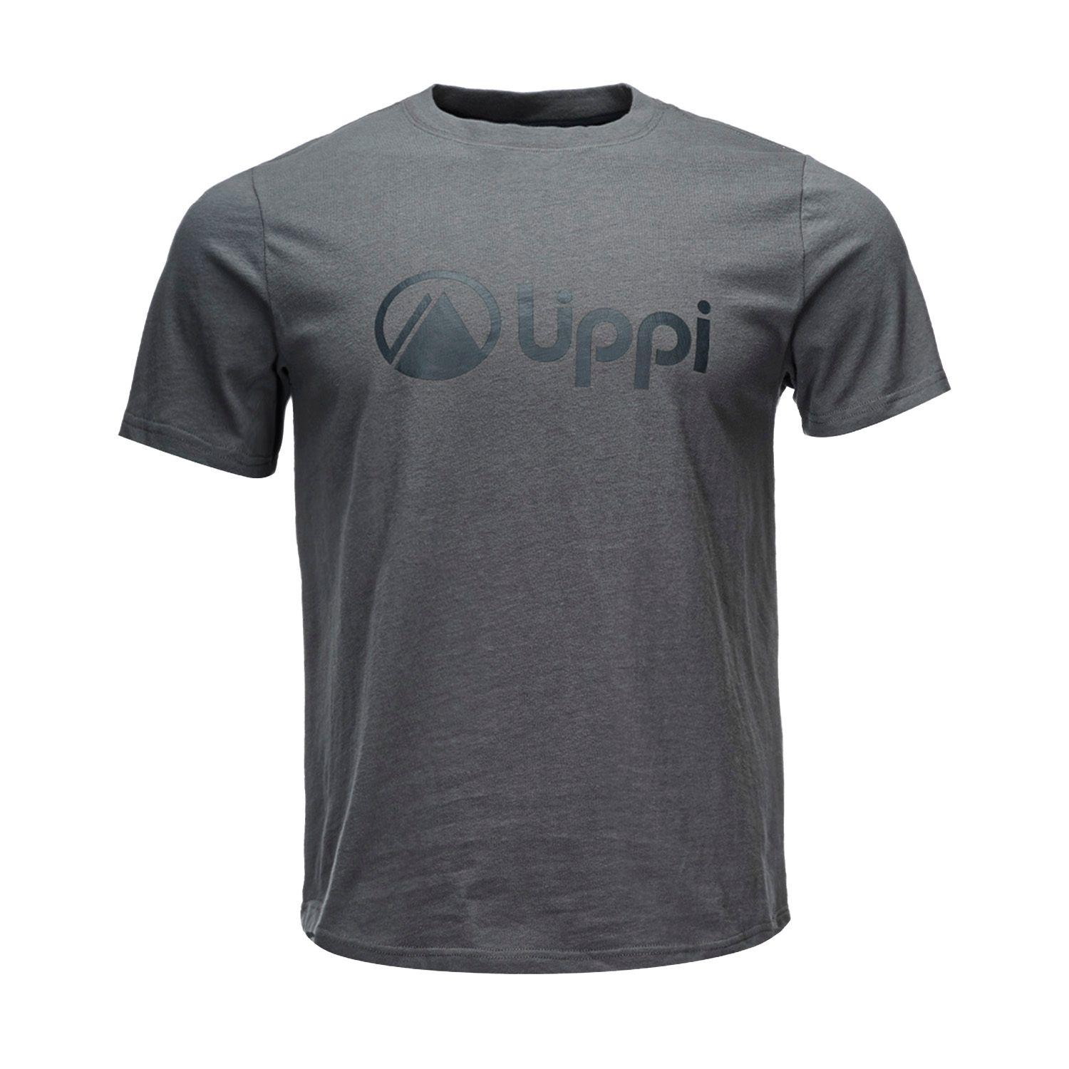 Polera Hombre Logo Lippi UV-Stop T-Shirt Gris Medio Lippi-0