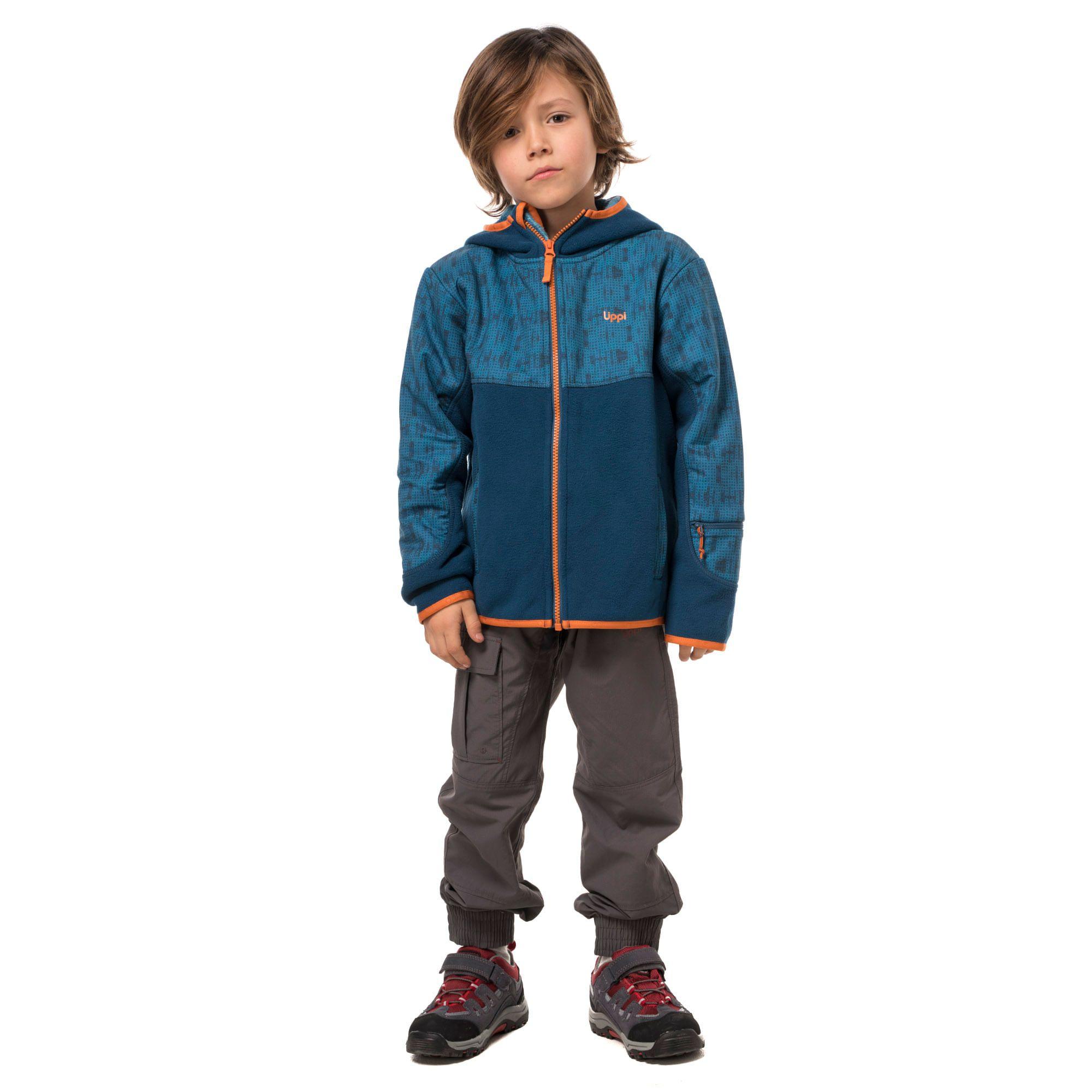 Poleron Niño Grillo Therm-Pro Hoody Jacket Azul Lippi-1