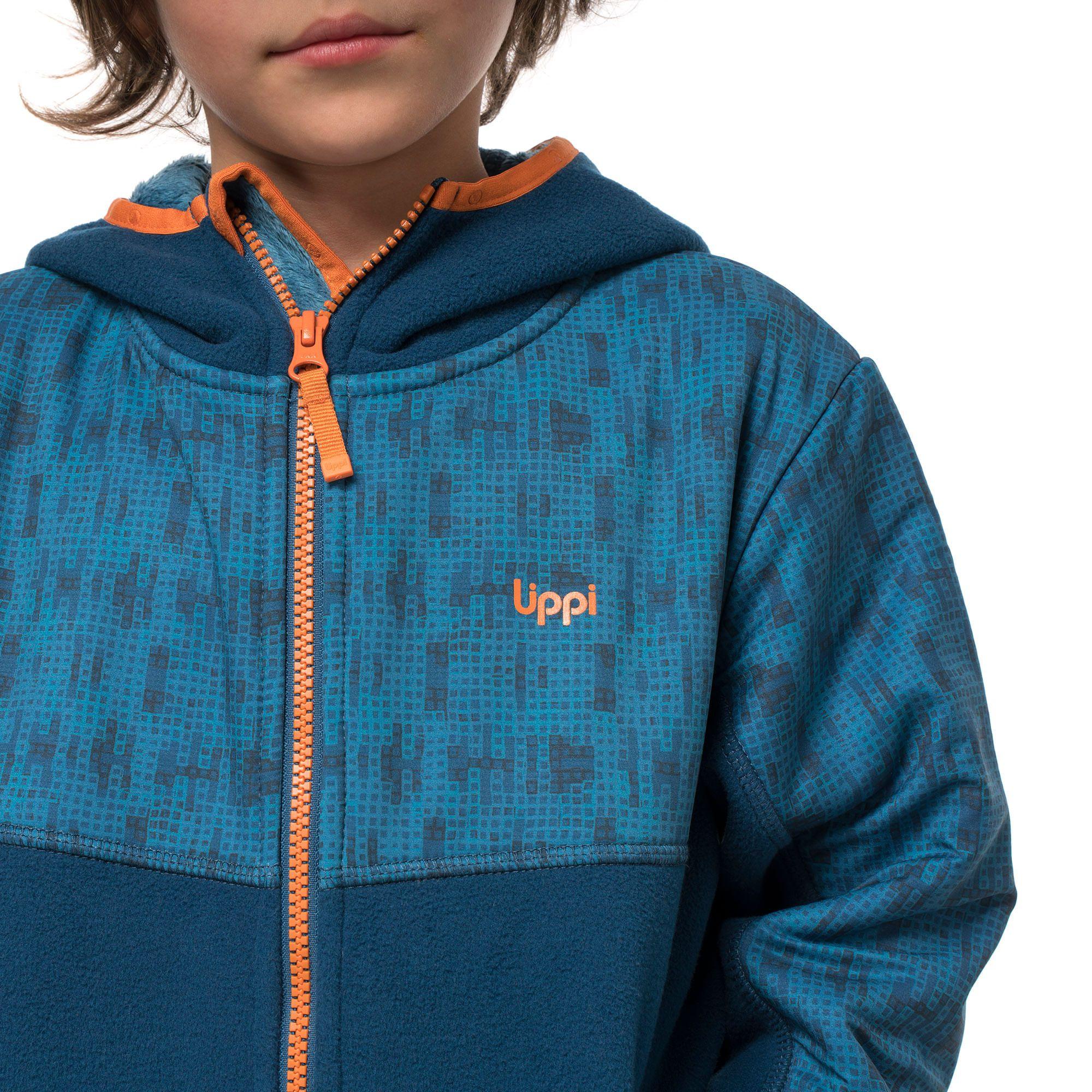 Poleron Niño Grillo Therm-Pro Hoody Jacket Azul Lippi-4