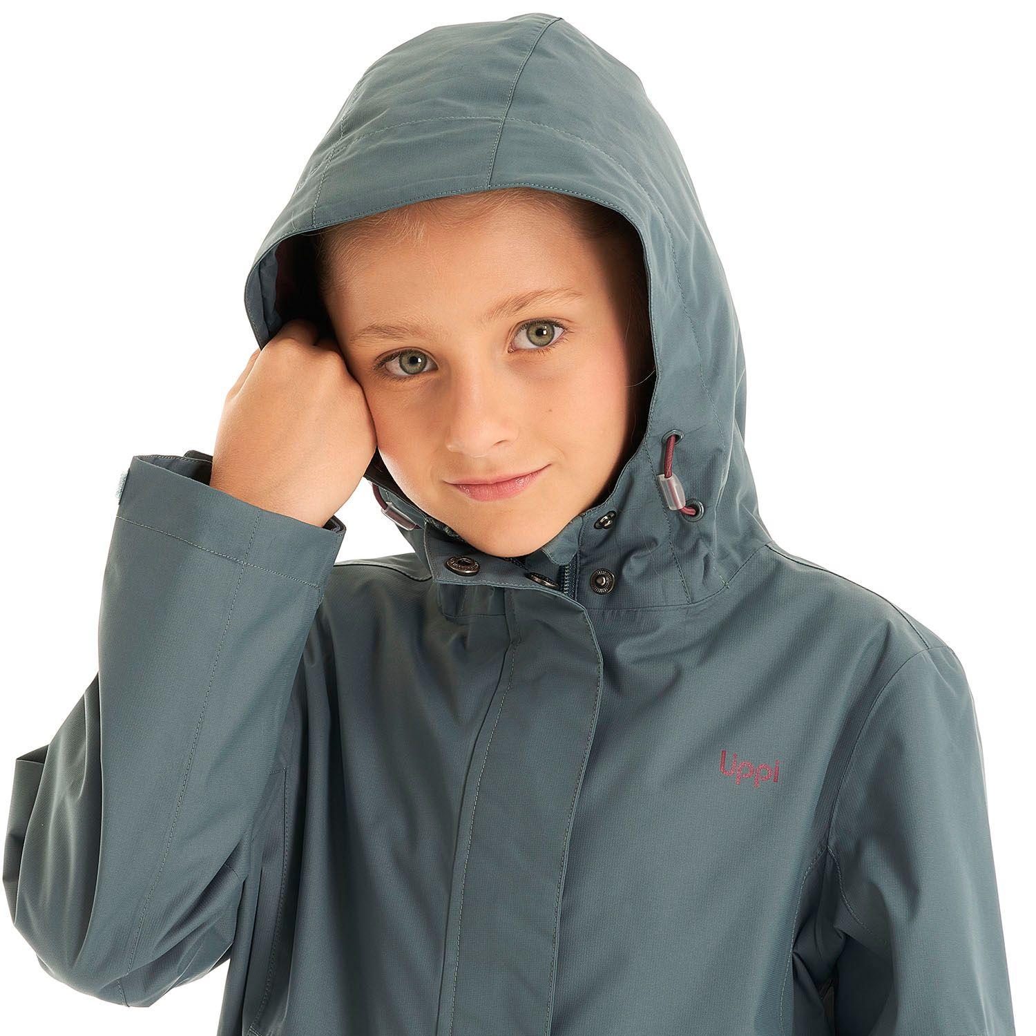 Chaqueta Niña Blizzard B-Dry Hoody Jacket Verde Grisaceo Lippi-6